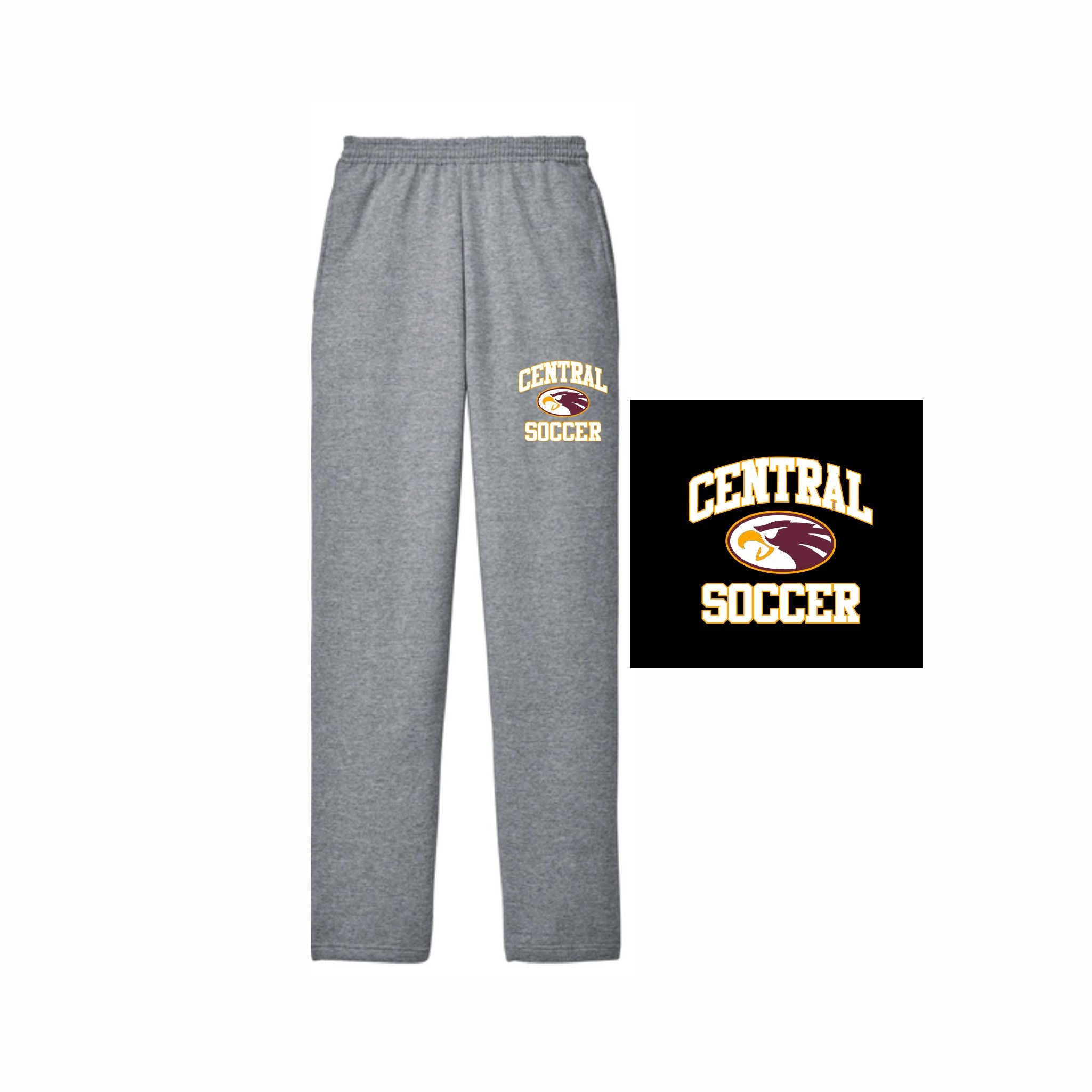 07. Central Girls Soccer - Open Hem Sweatpants