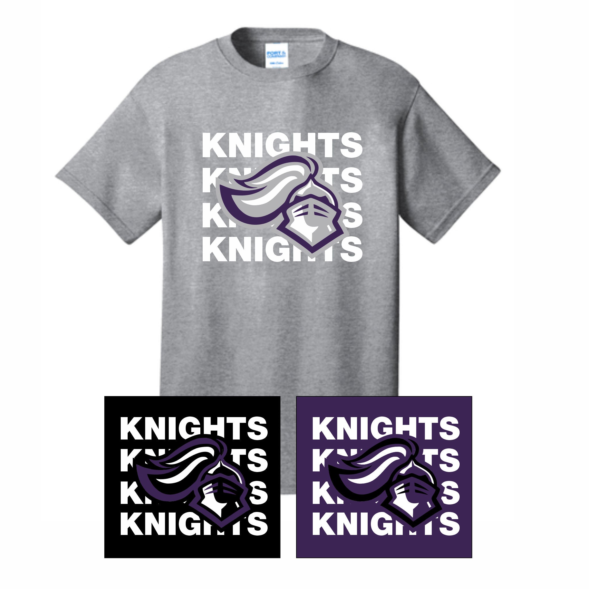 OB Class of '27 - Short Sleeve T-Shirt (Repeat Knights Design)
