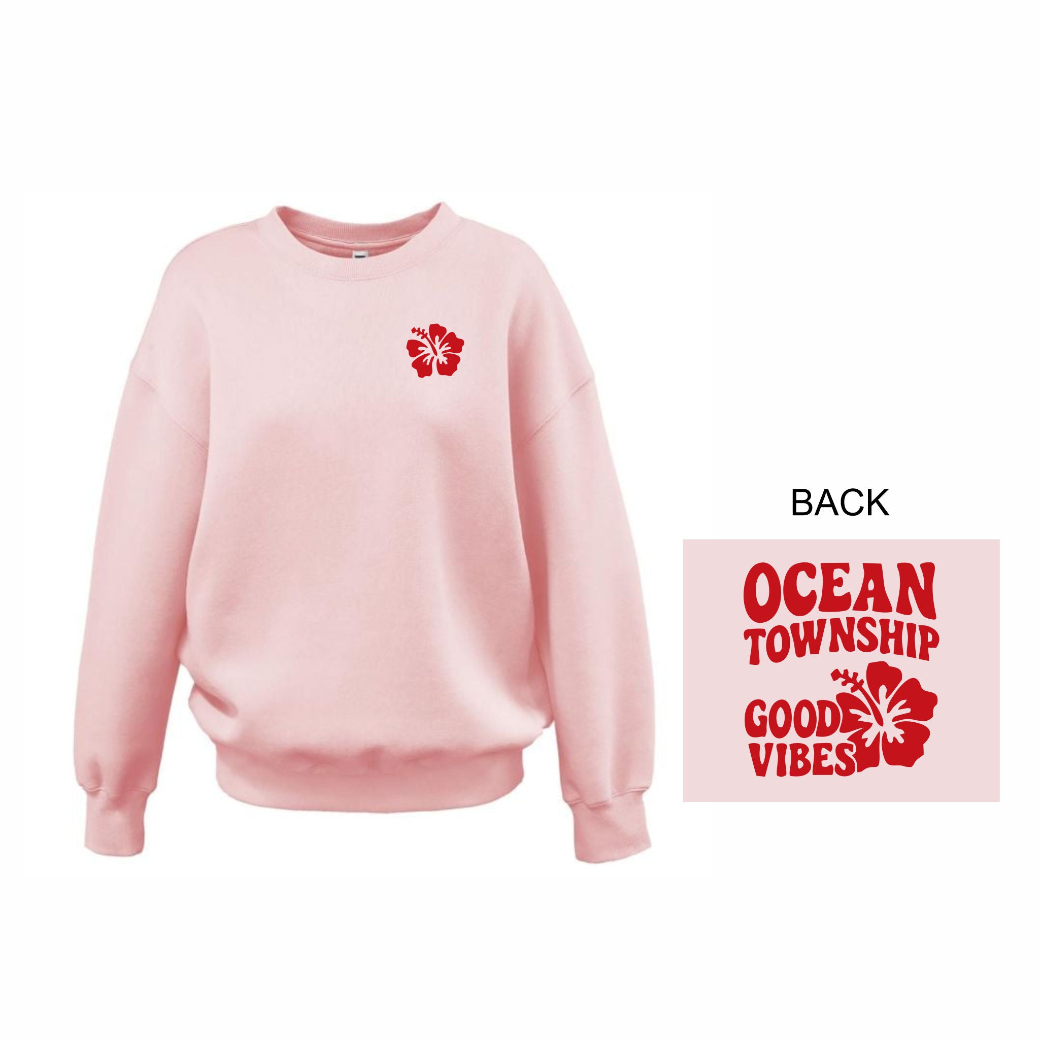 02. OTES - Hibiscus Ladies Crewneck