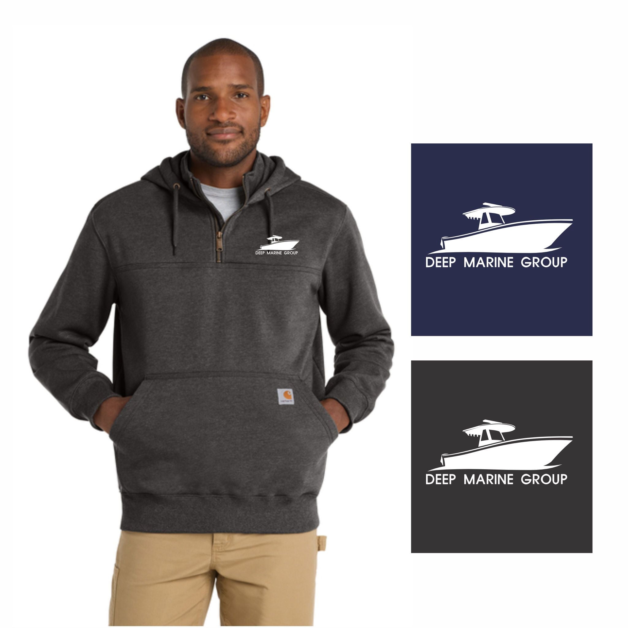01. Deep Marine Group - Carhartt Rain Defender 1/4 Zip