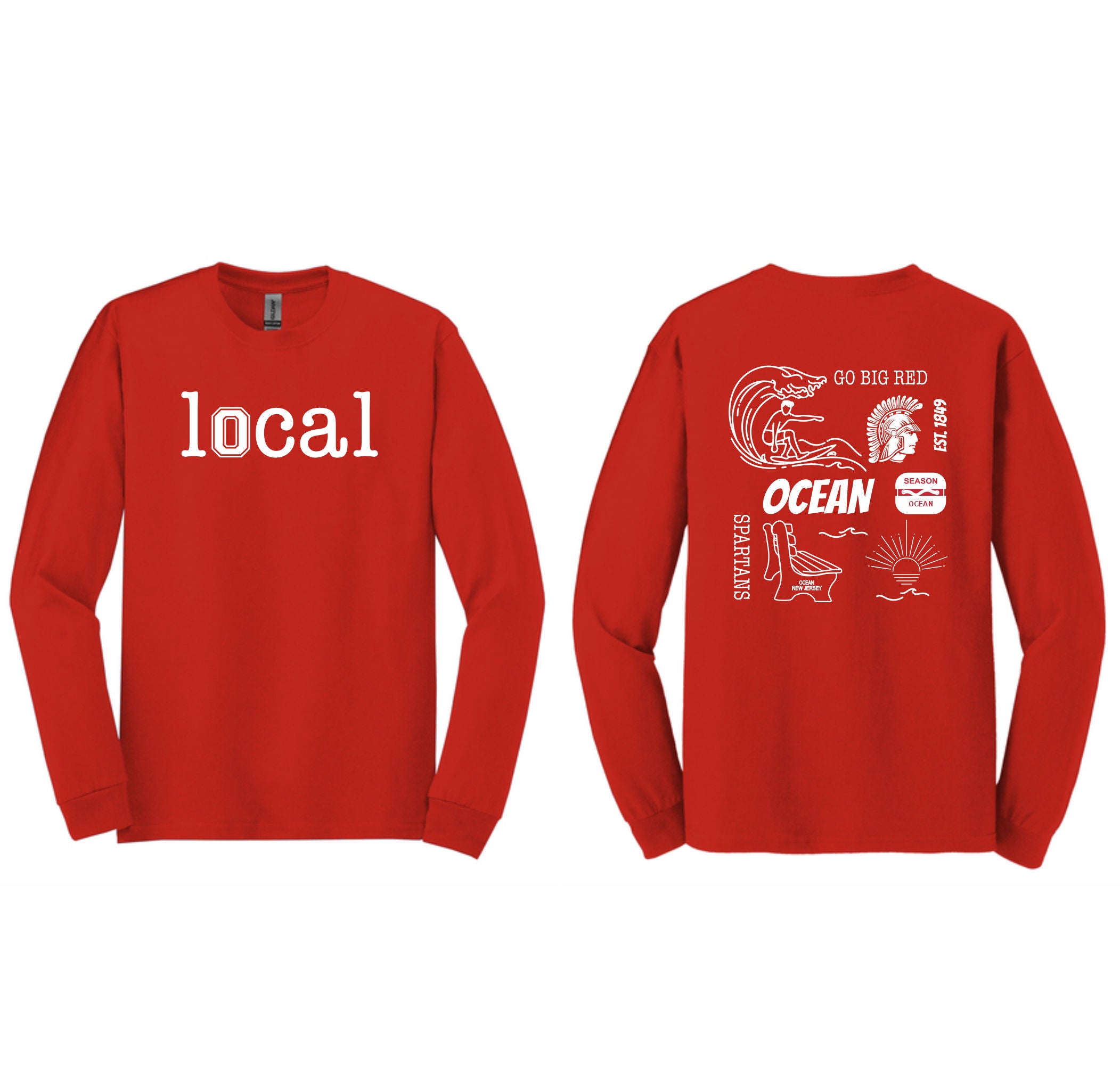 13. Ocean Booster Club - Local Long Sleeve T-Shirt