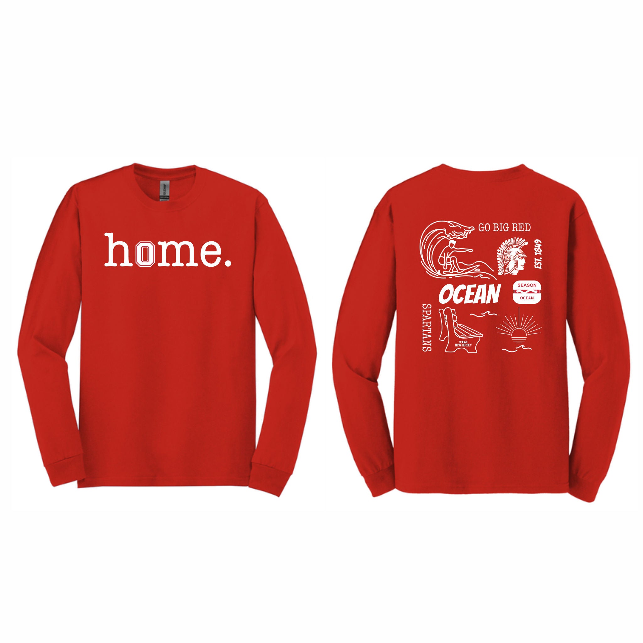 02. Ocean Booster Club - Home Long Sleeve T-Shirt