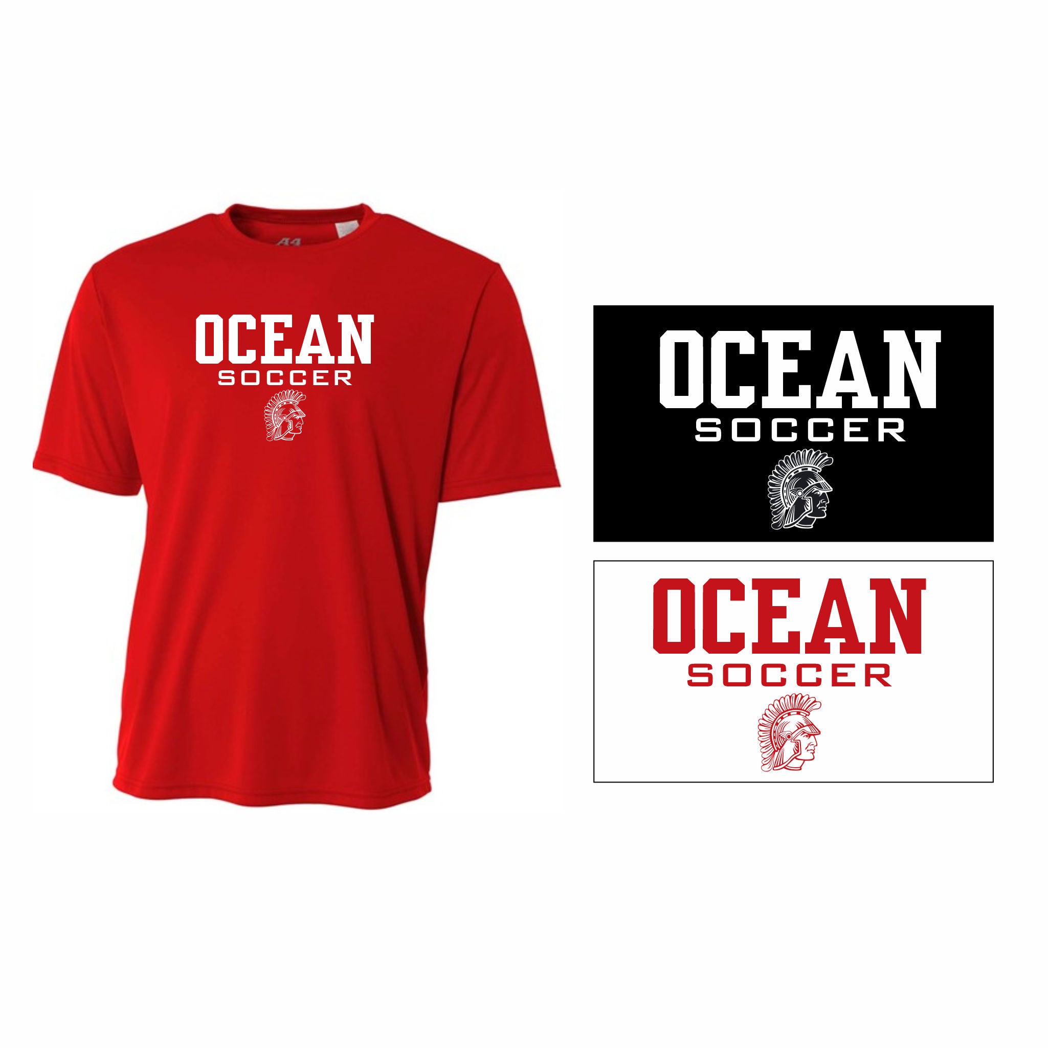 07. Ocean Boys Soccer - Dri-Fit T (Spartan Head)
