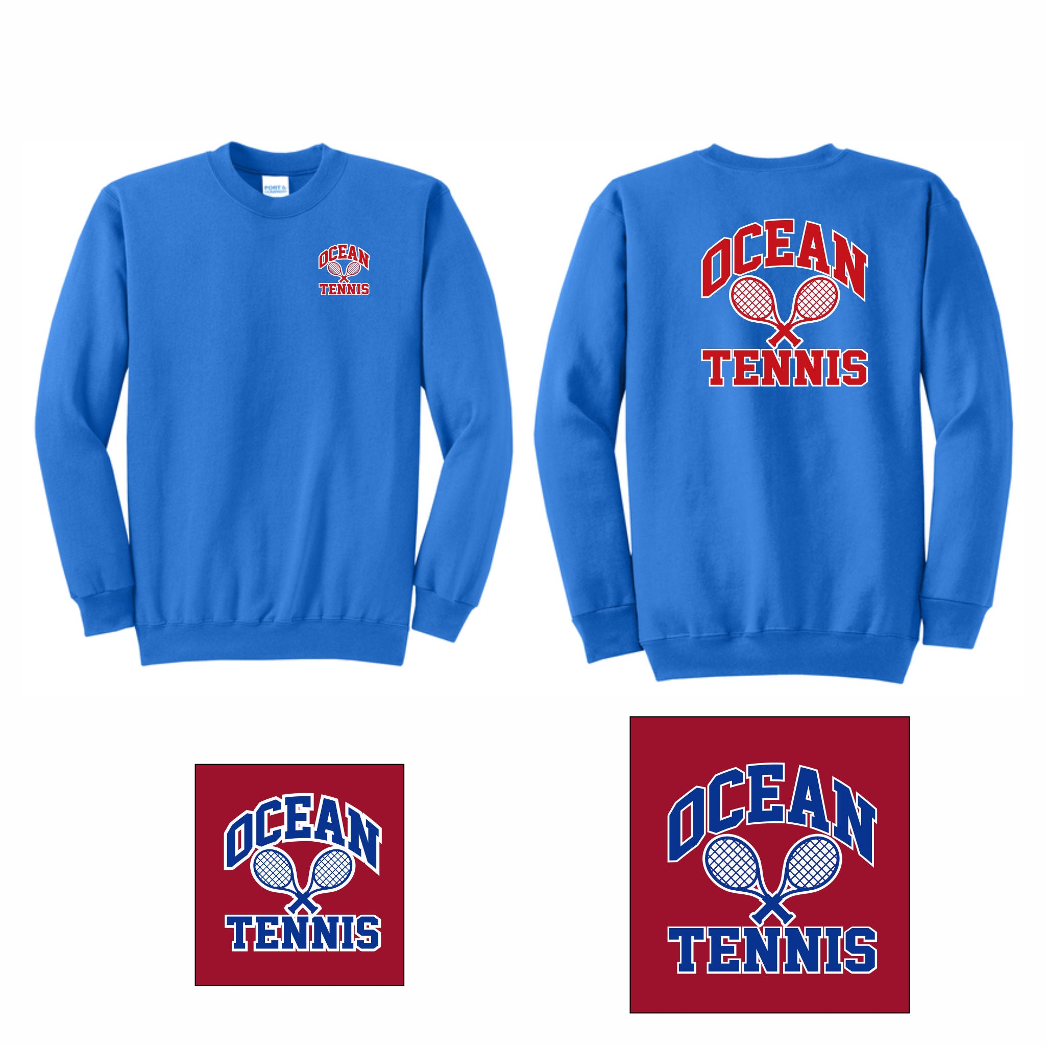 02. Ocean Girls Tennis - Crewneck