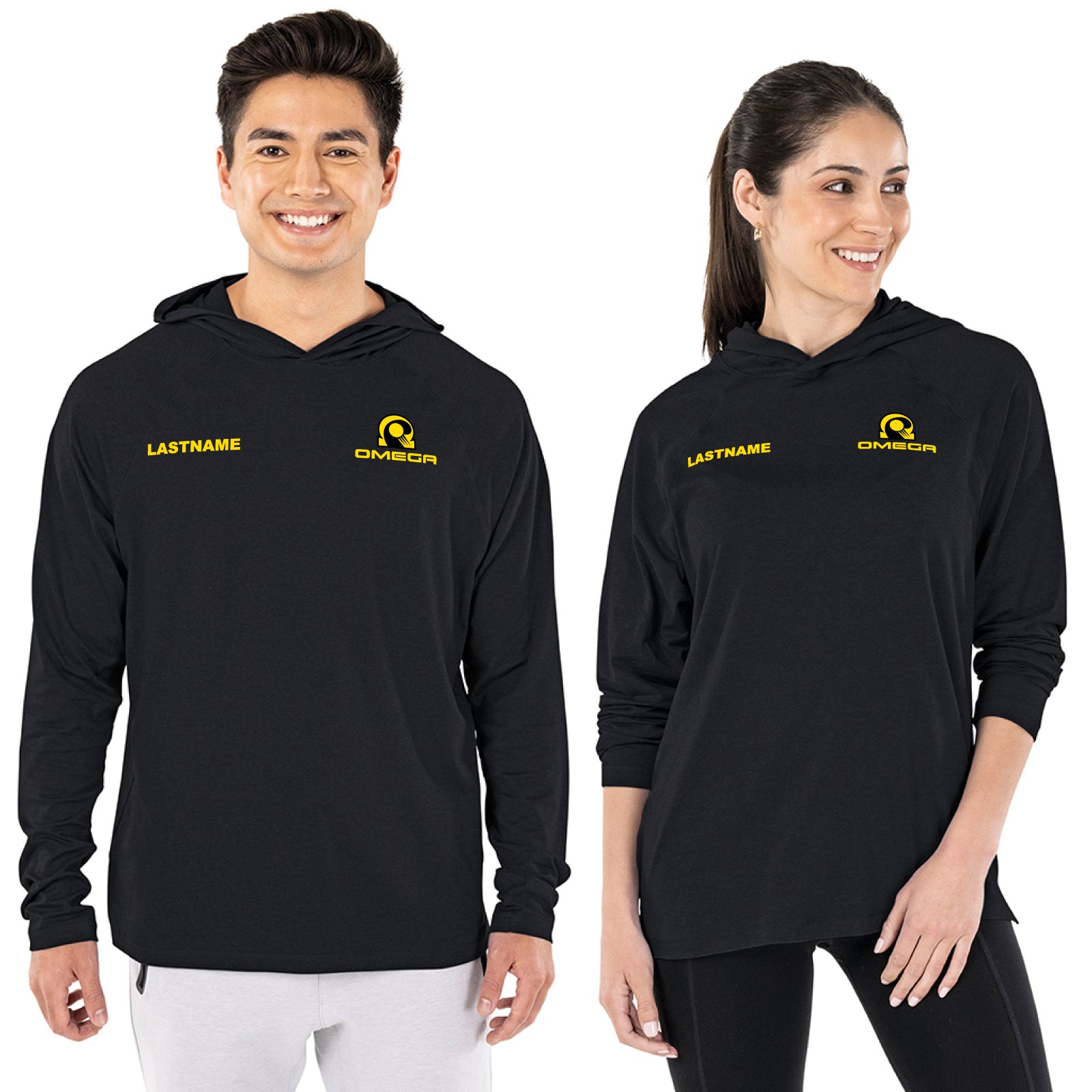 Omega Field Hockey - Charles River® Adult Unisex Ultra-Soft Hooded Sweatshirt