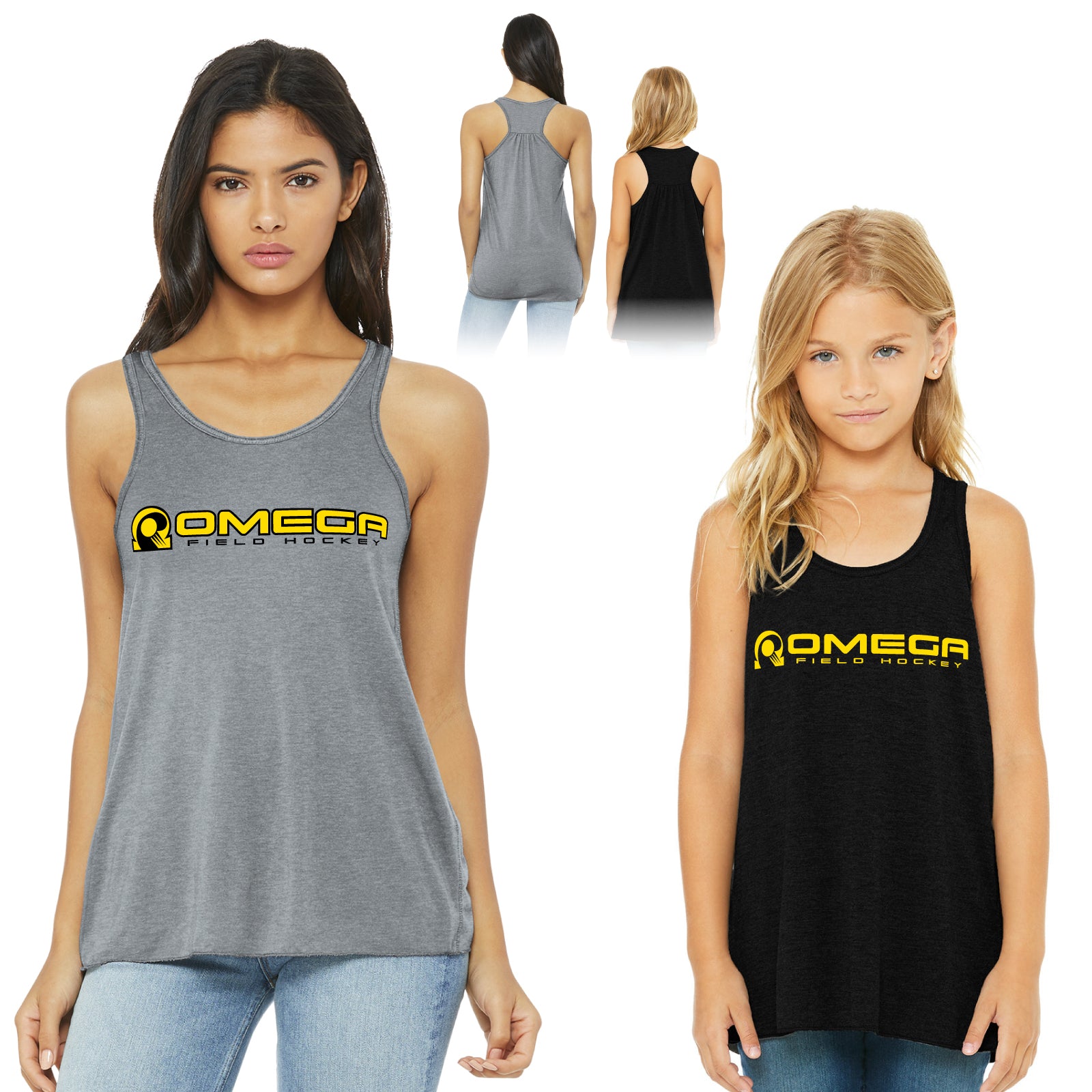 Omega Field Hockey - Youth / Women's Flowy Racerback Tank