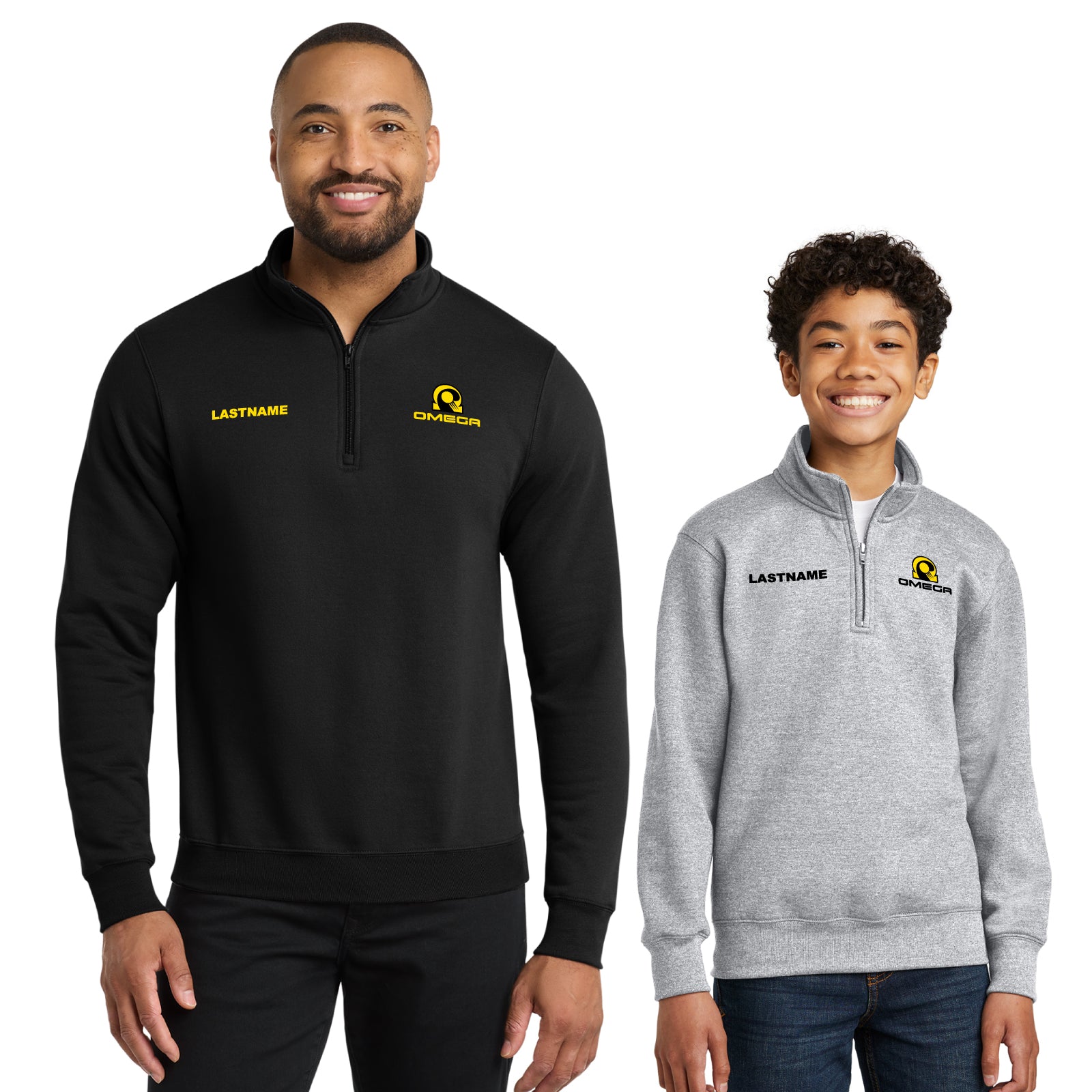 Omega Field Hockey - Youth / Adult Unisex Fleece Quarter-Zip