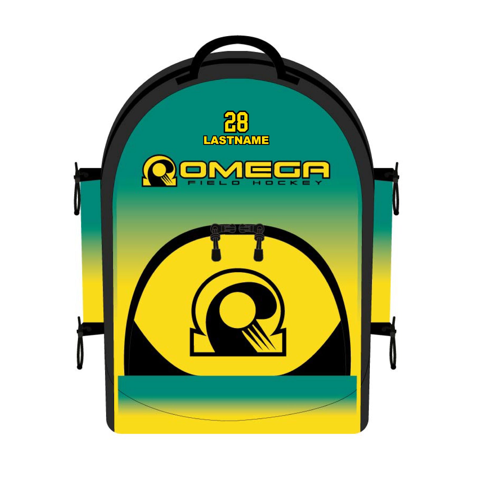 Omega Pro Backpack Omega Field Hockey - Sublimated Lacrosse Backpack – SP Custom Gear