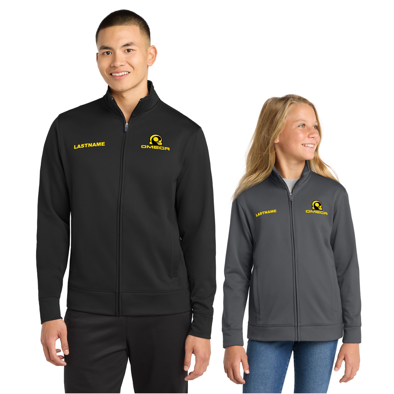 Omega Field Hockey - Youth / Women's / Adult Unisex Fleece Full-Zip Jacket
