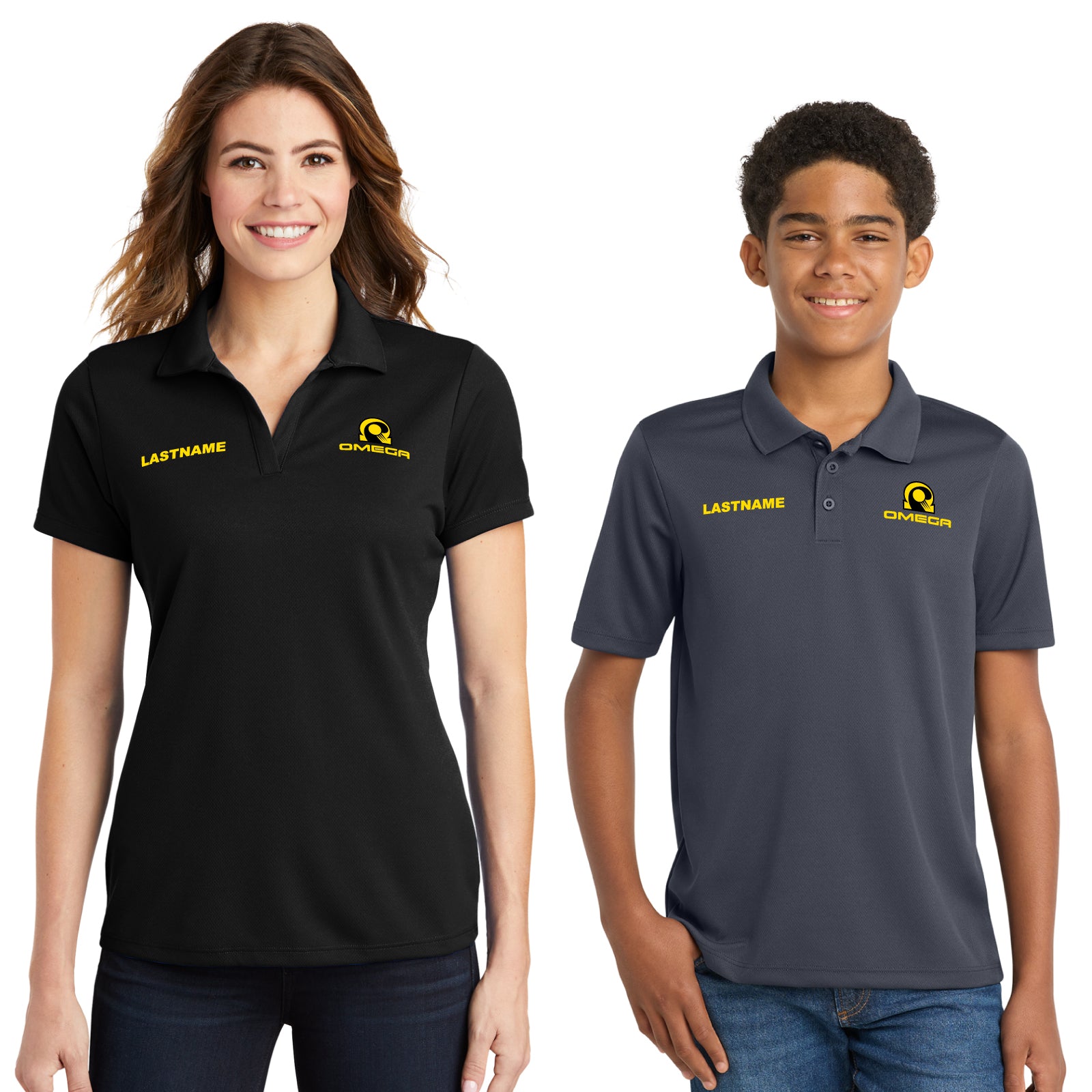 Omega Field Hockey - Embroidered Sport-Tek® Men's/Women's Short Sleeve Polo