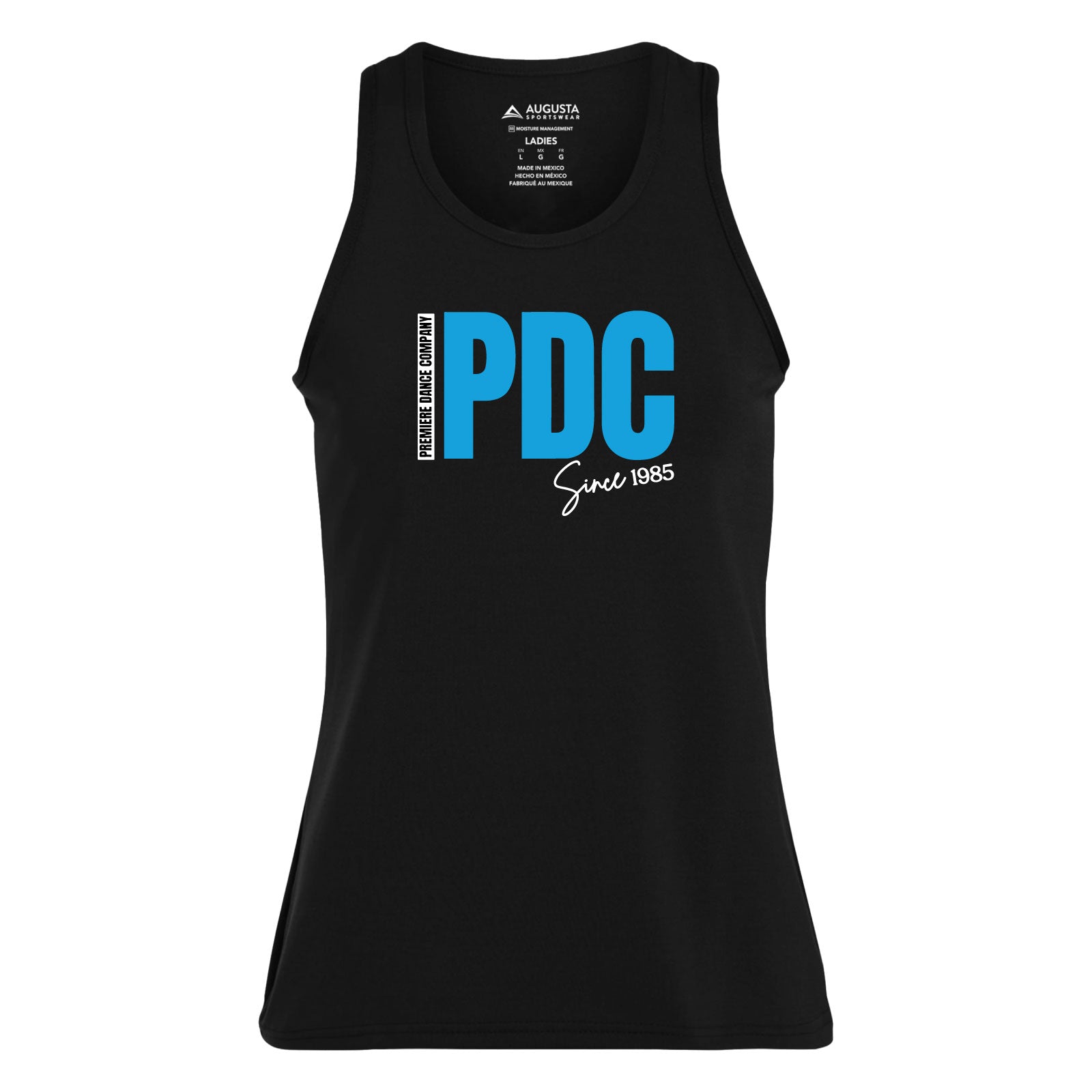Premiere Dance - 'PDC' Toddler/ Girl's / Women's Poly/Spandex Solid Racerback Tank