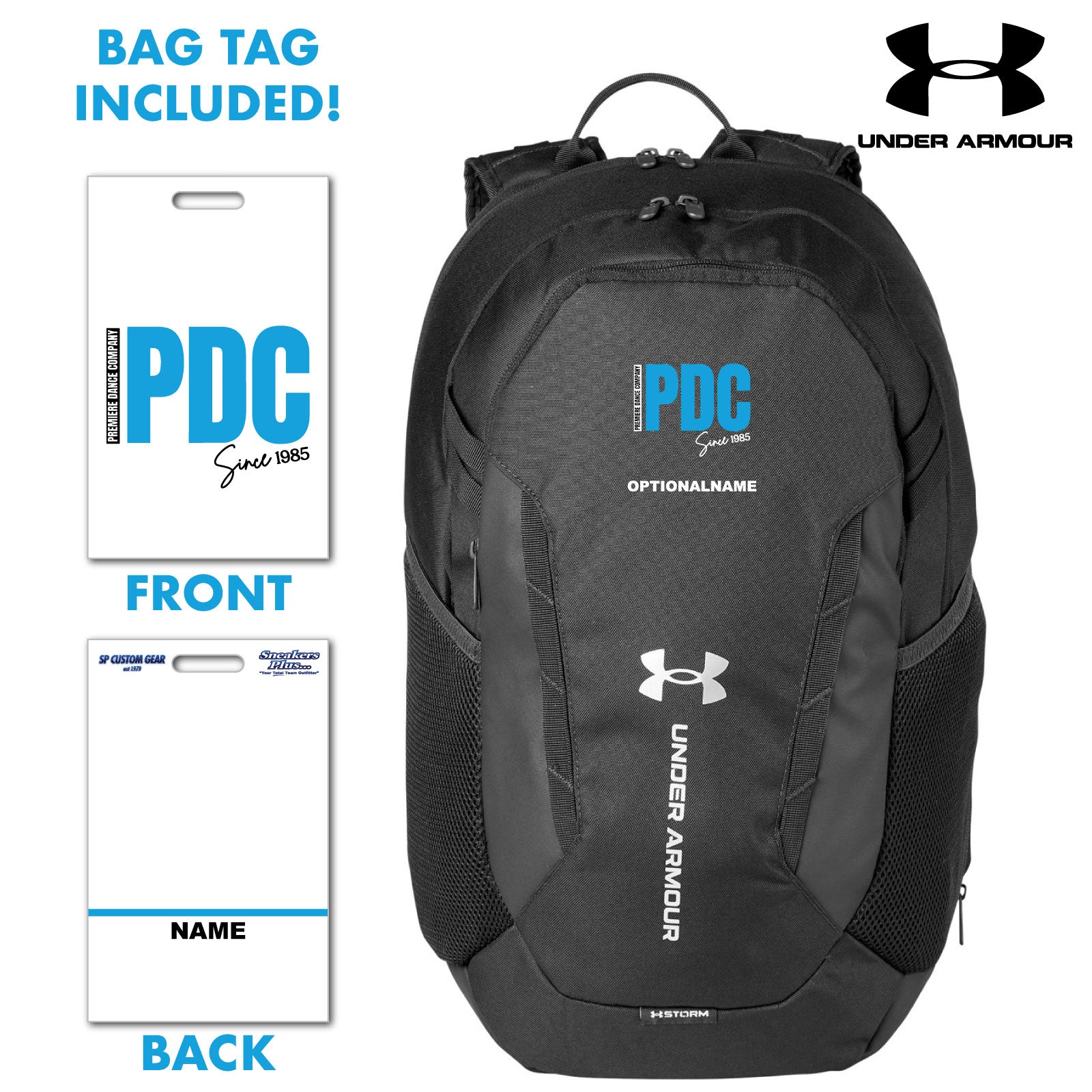 Premiere Dance - Under Armour® Backpack with Bag Tag