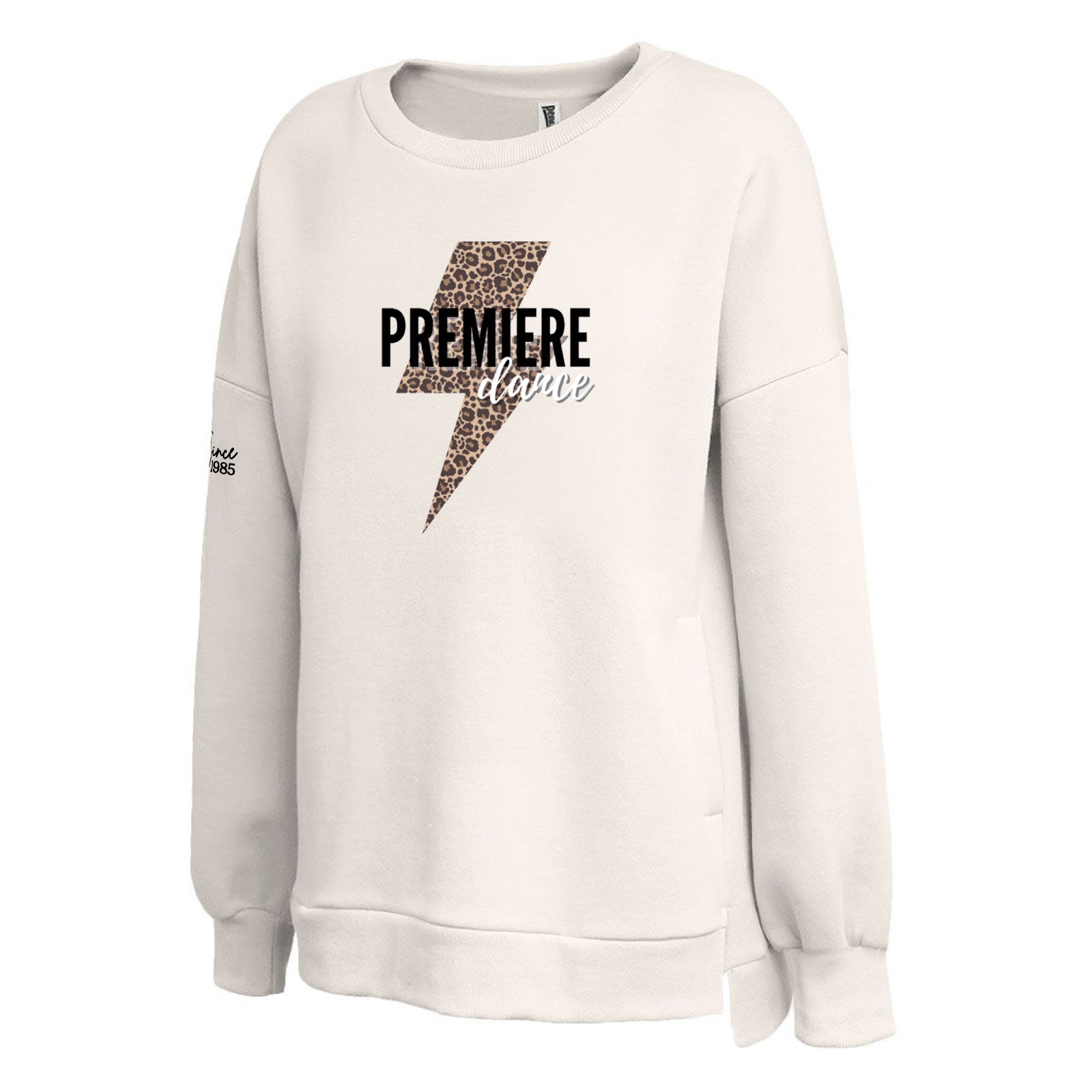 Premiere Dance - 'BOLT' Women's Droptail Crewneck Sweatshirt