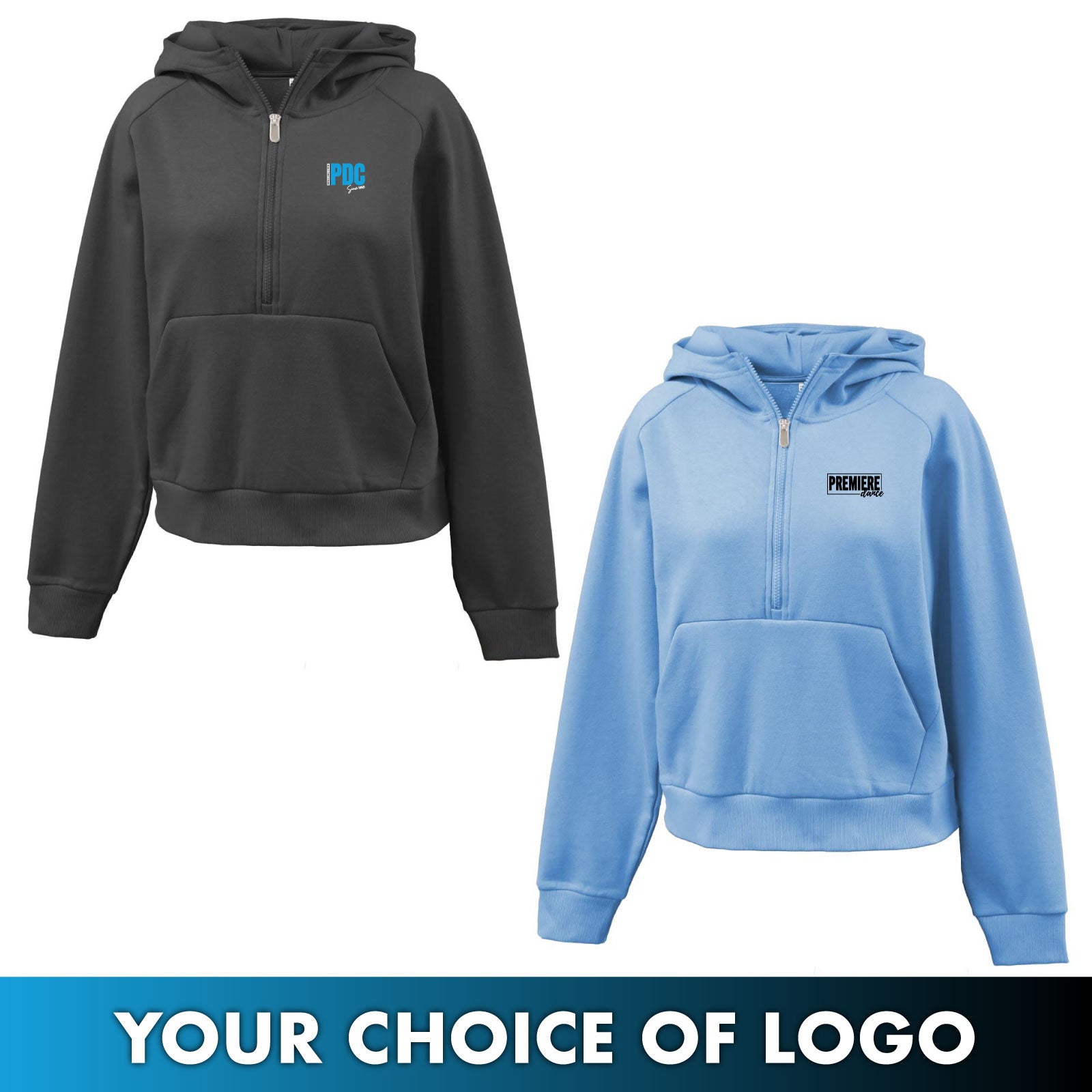 Premiere Dance - Women's Half-Zip Hooded Sweatshirt