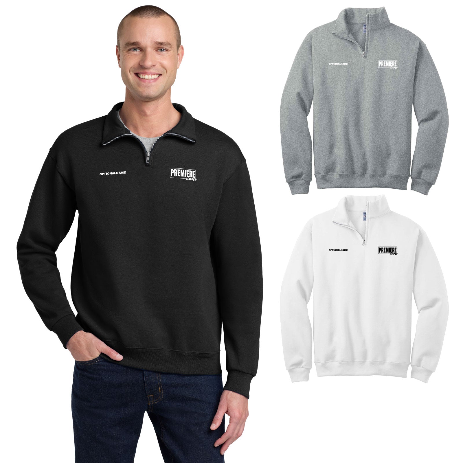 Premiere Dance - Adult Unisex Quarter-Zip Pullover