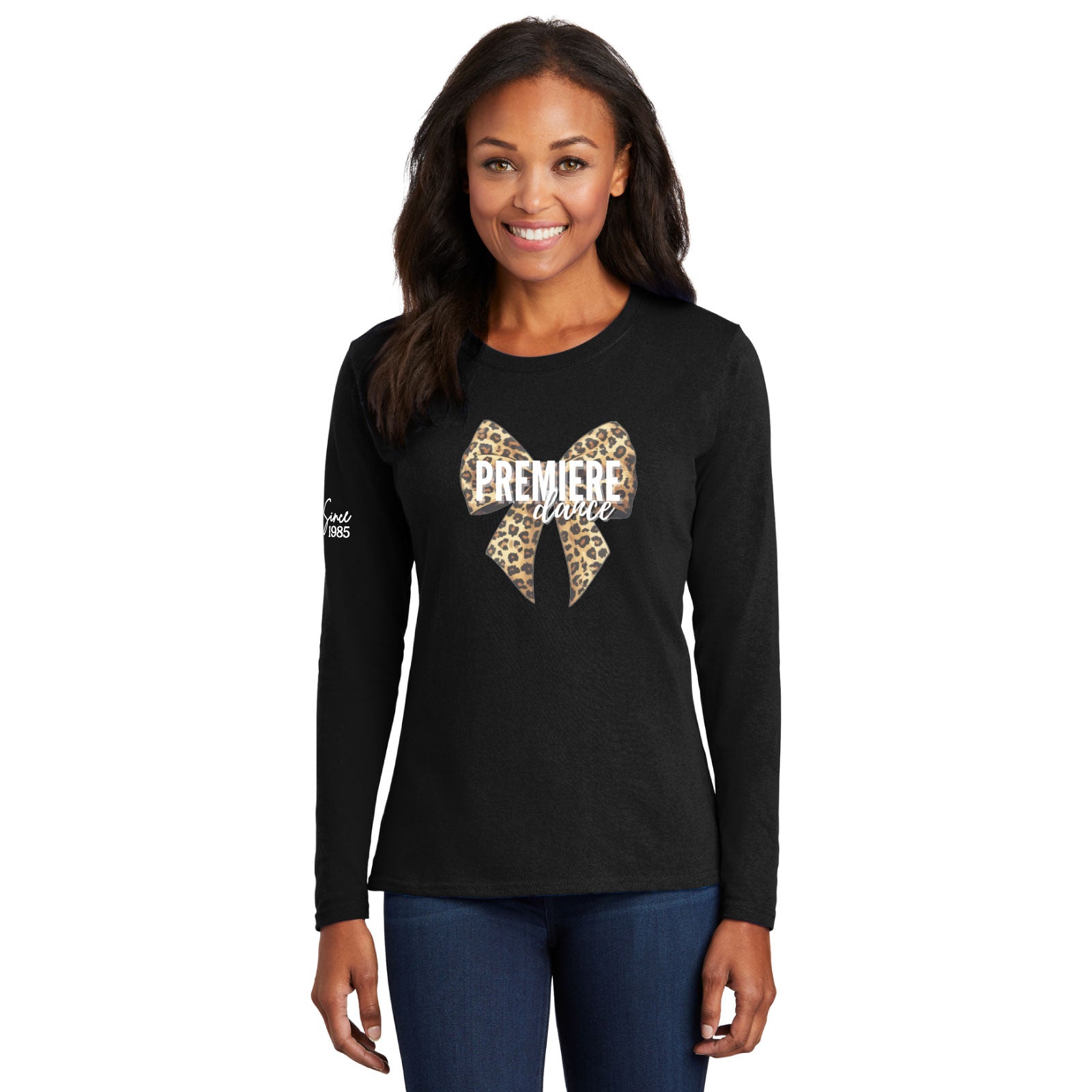 Premiere Dance - 'BOW' Youth / Adult Unisex Cotton Long Sleeve Tee