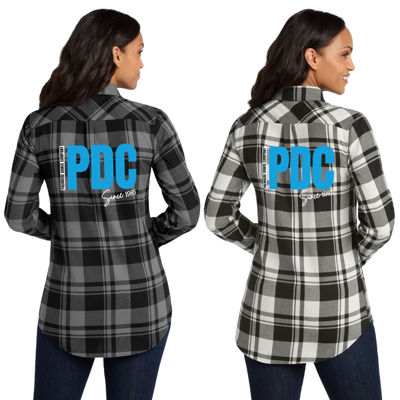 Premiere Dance - Women's Plaid Flannel Tunic
