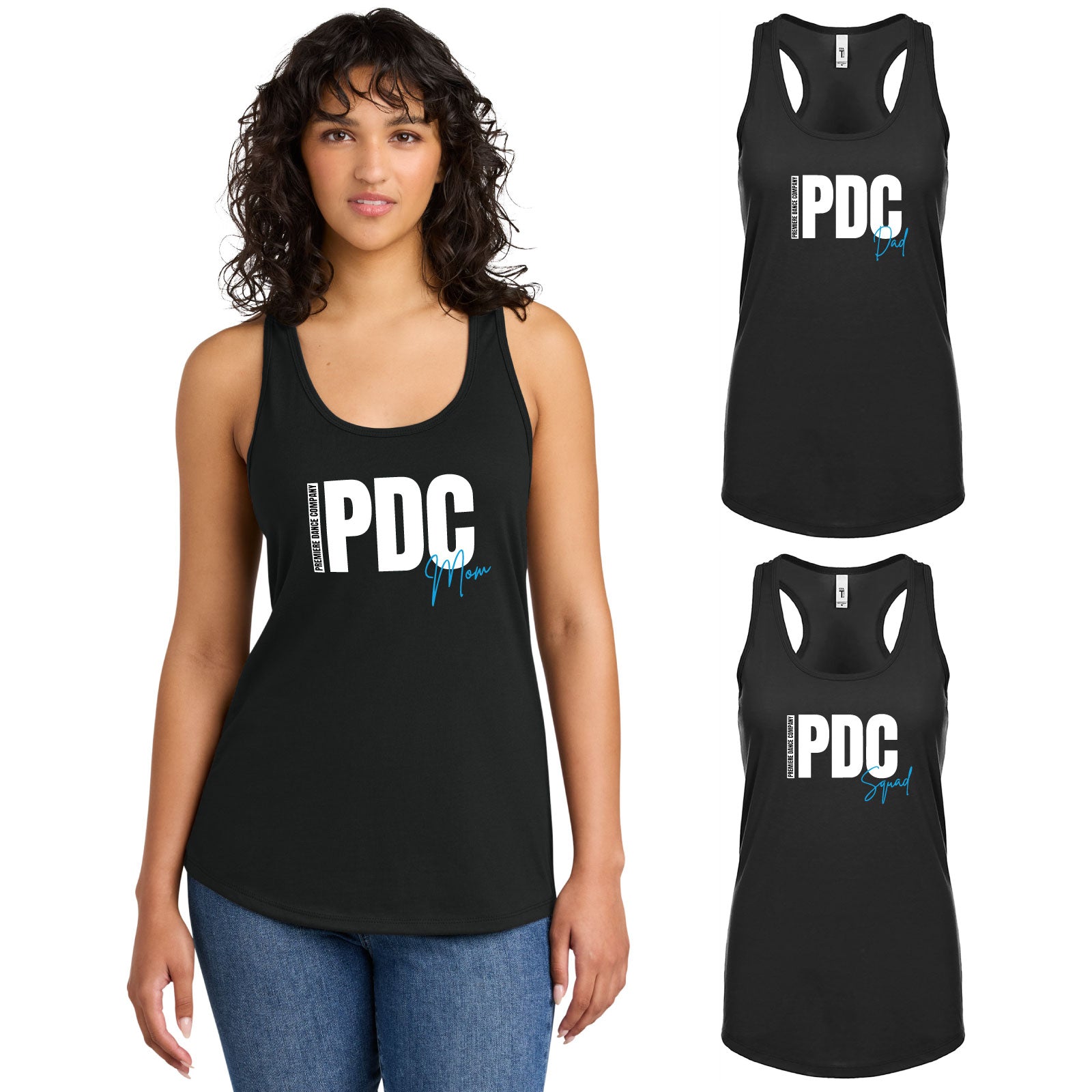 Premiere Dance - 'SQUAD' Women's Racerback Tank Top