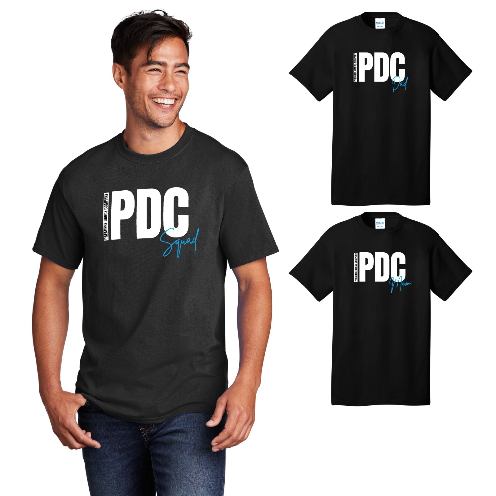 Premiere Dance - 'SQUAD' Youth / Adult Unisex Cotton Short Sleeve Tee