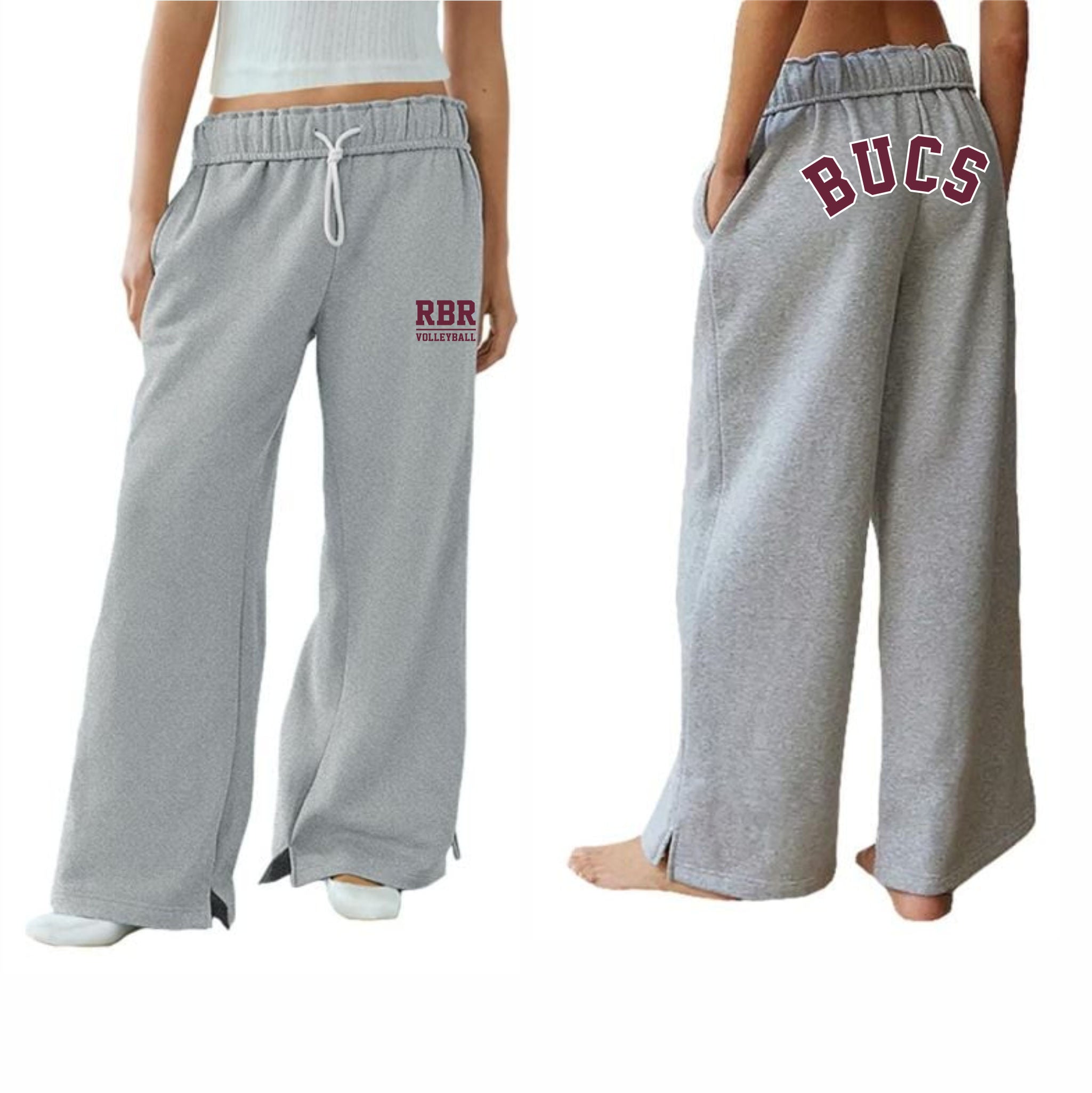 RBR Girls Volleyball - Ladies Wide Leg Sweatpants