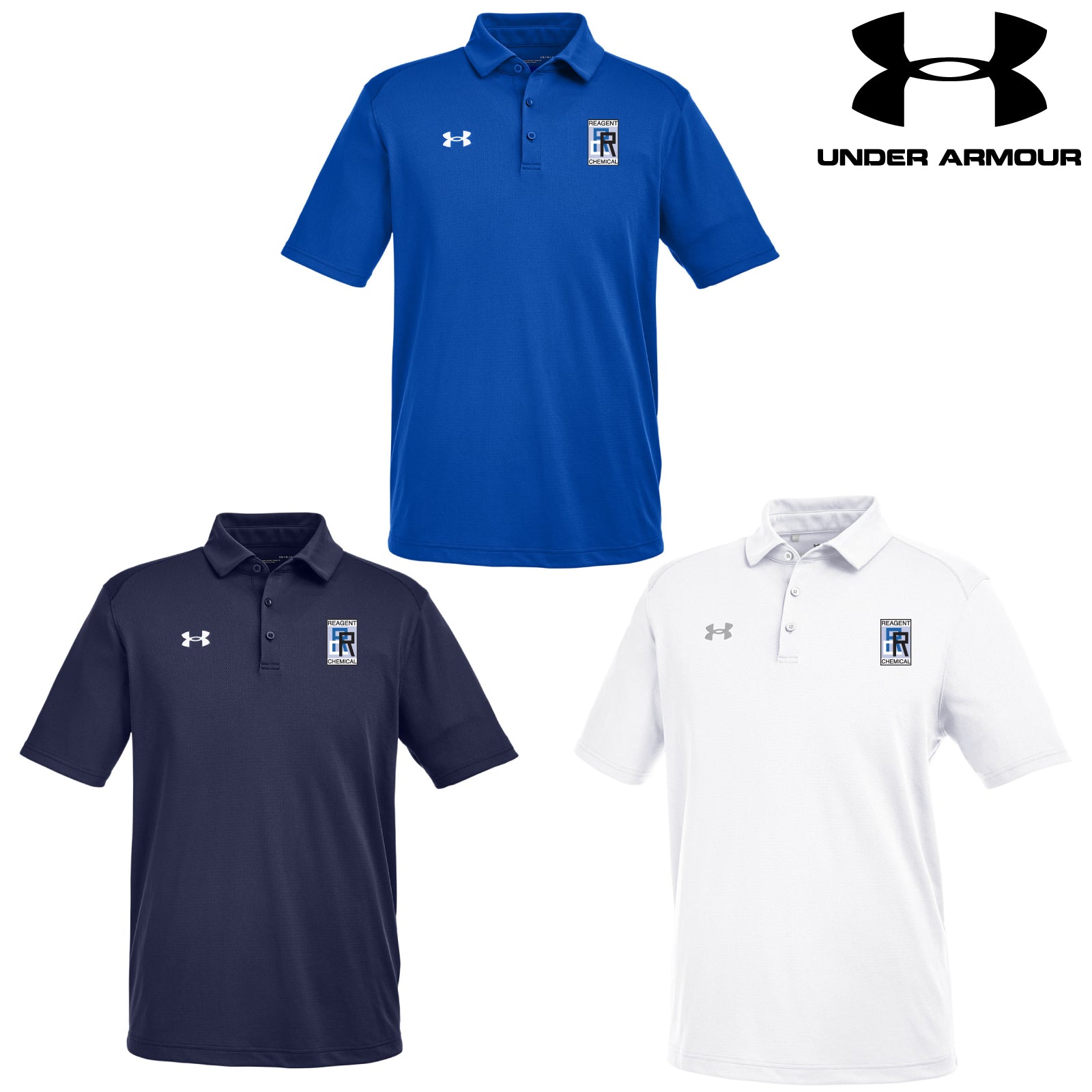 Reagent Chemical - Left Chest Embroidered Under Armour® Men's Tech™ Short Sleeve Polo