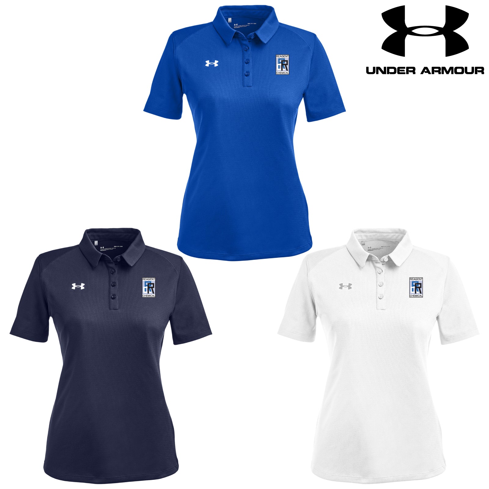 Reagent Chemical - Left Chest Embroidered Under Armour® Women's Tech™ Short Sleeve Polo