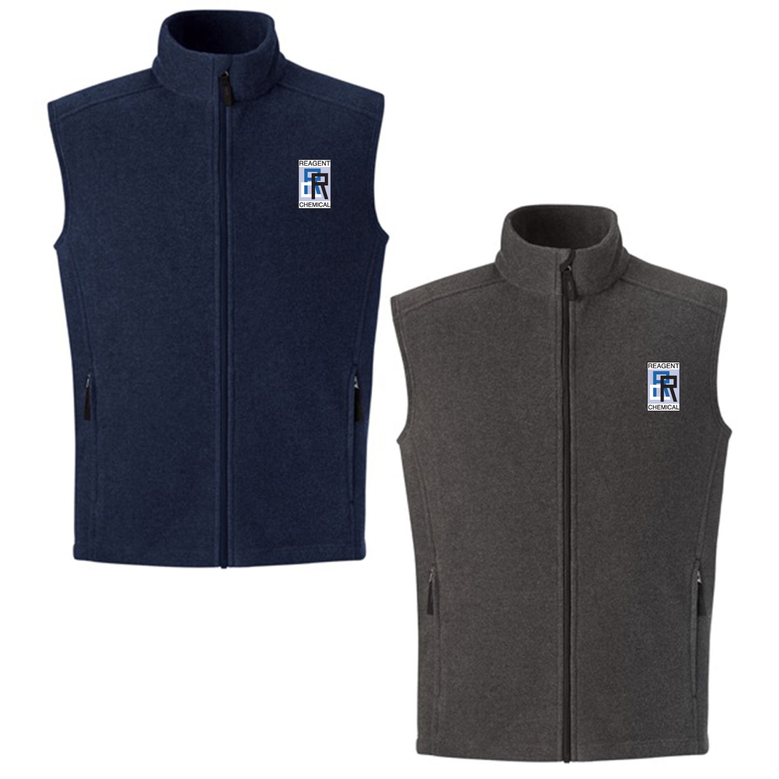 Reagent Chemical - Embroidered Men's or Women's Full-Zip Fleece Vest