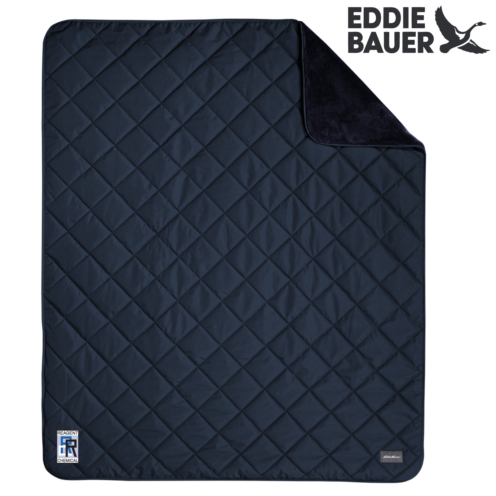 Reagent Chemical - Embroidered Eddie Bauer® Quilted Insulated Fleece Blanket