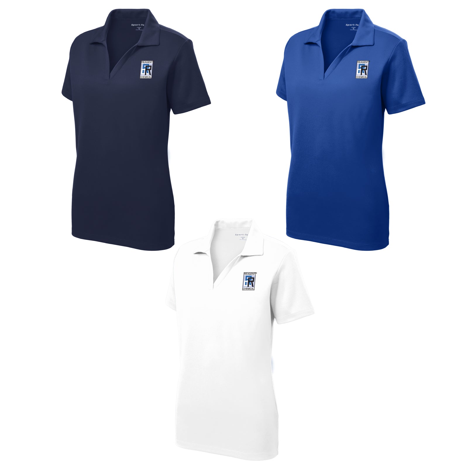 Reagent Chemical - Embroidered Women's RacerMesh® Short Sleeve Polo