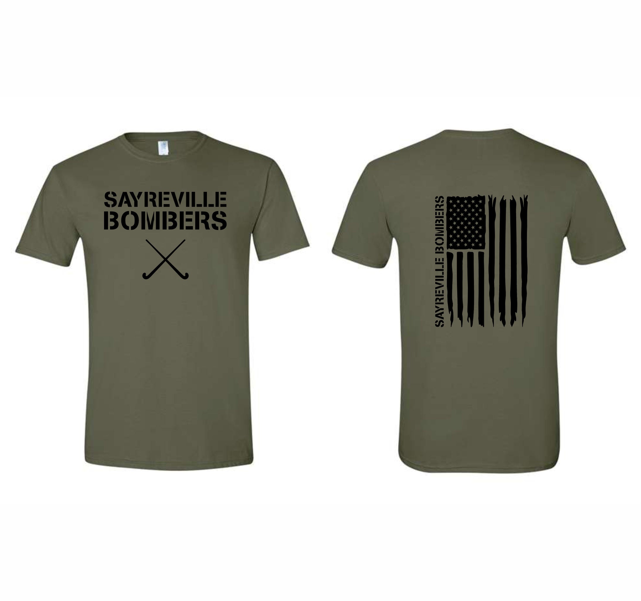 02. Sayreville FH - Flag T-Shirt