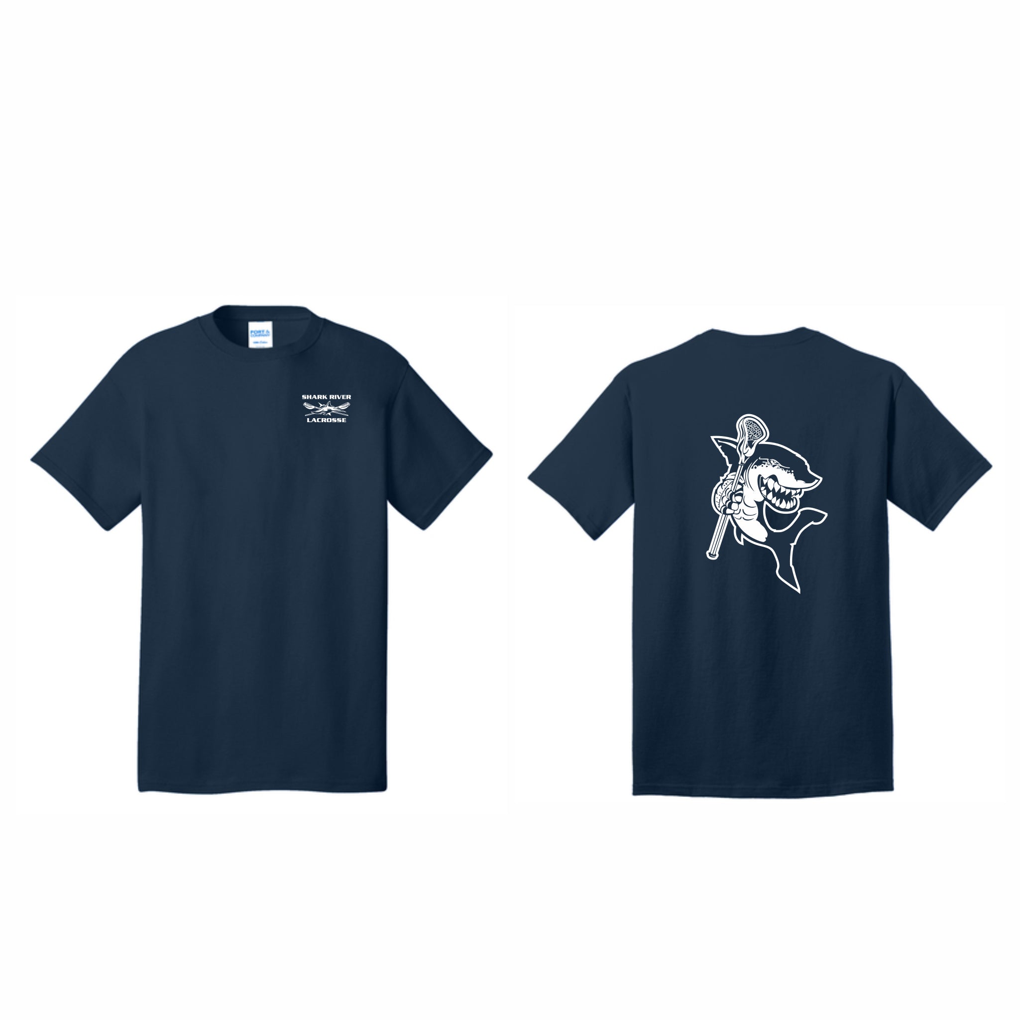 03. Shark River Lax - Short Sleeve T-Shirt