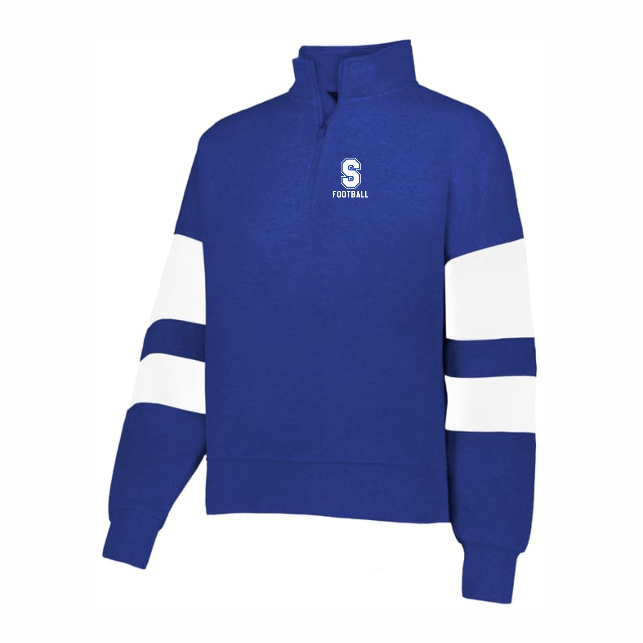 07. Shore Football - Ladies 1/4 Zip Sweatshirt