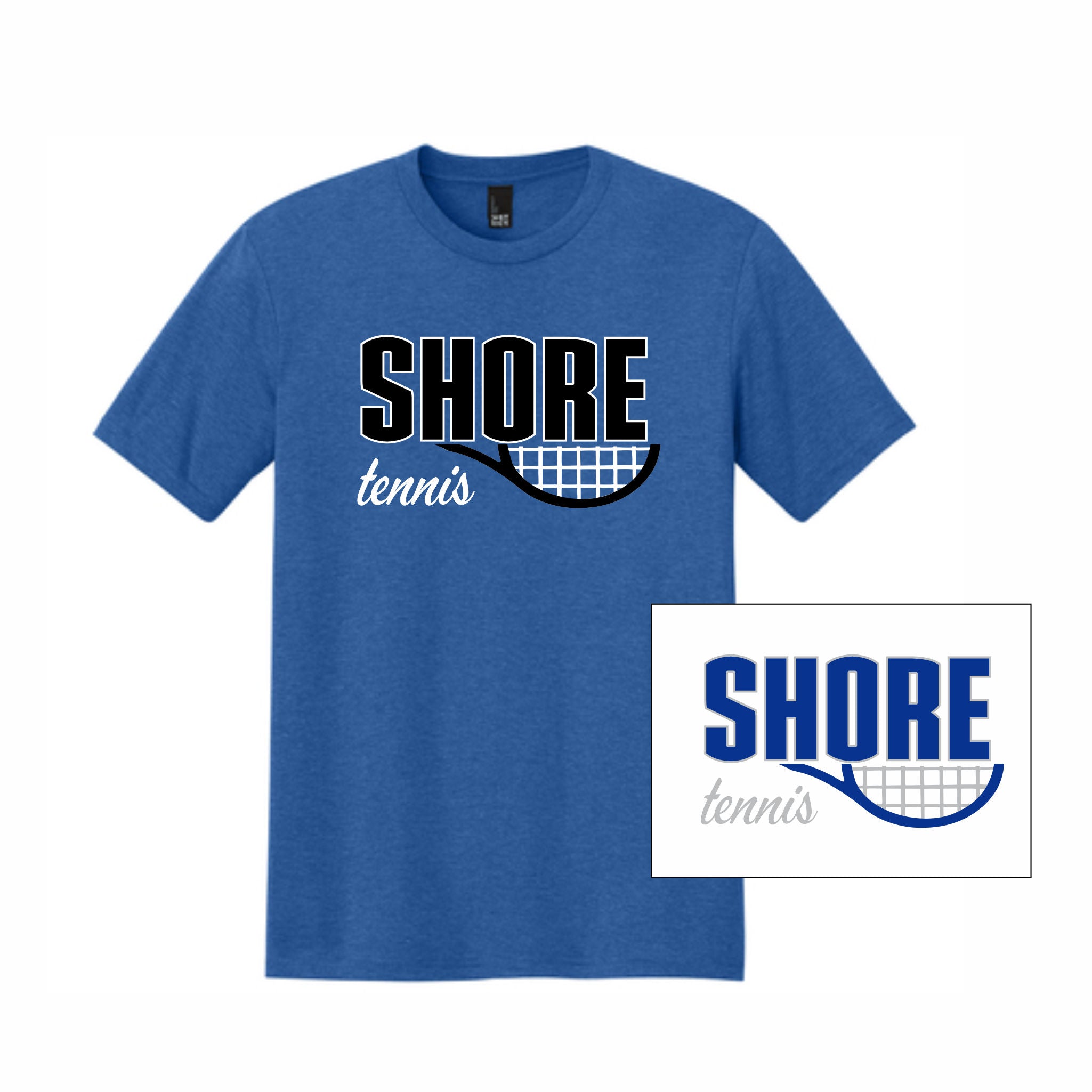 03. Shore Girls Tennis - Triblend T-Shirt