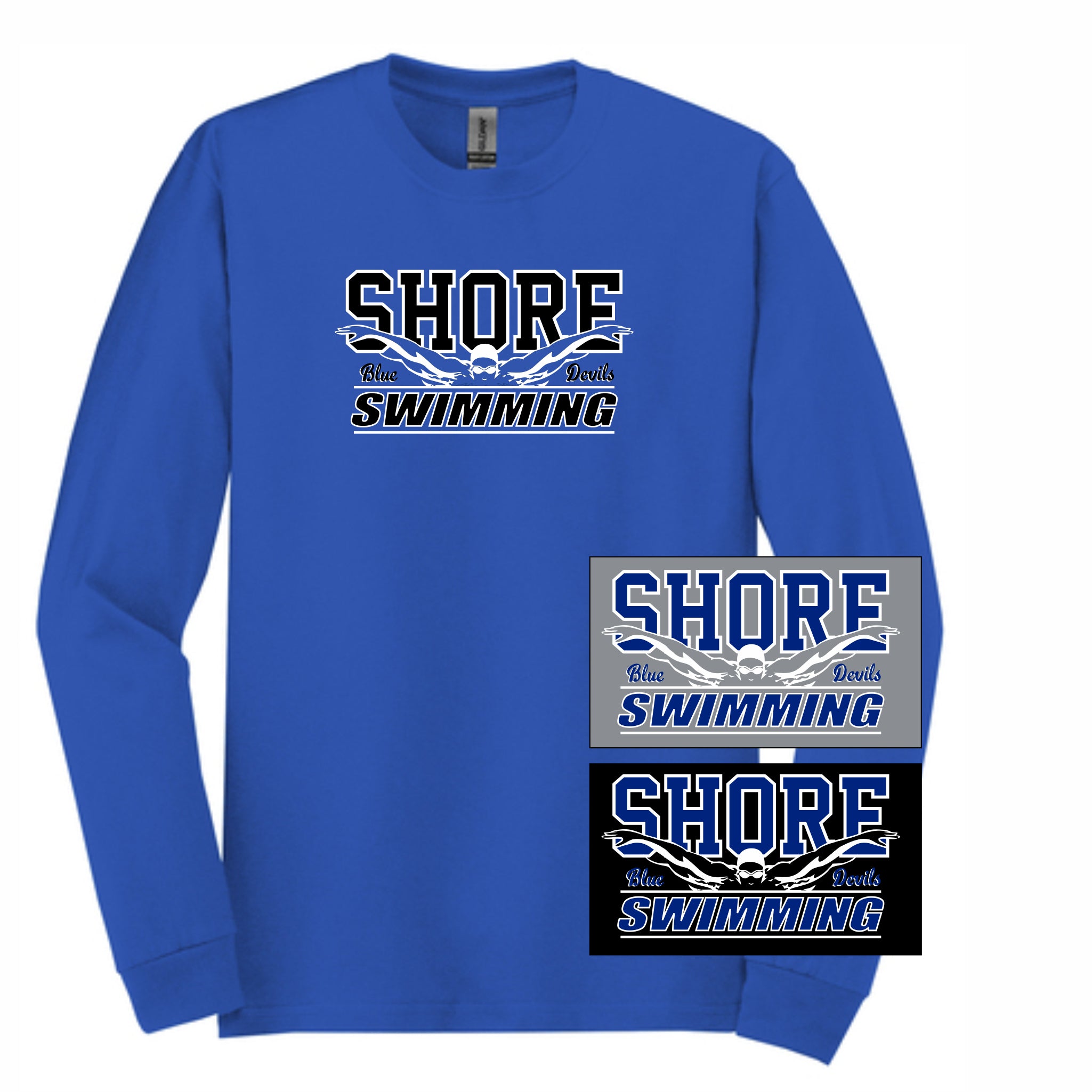 05. Shore Swimming - Long Sleeve T-Shirt