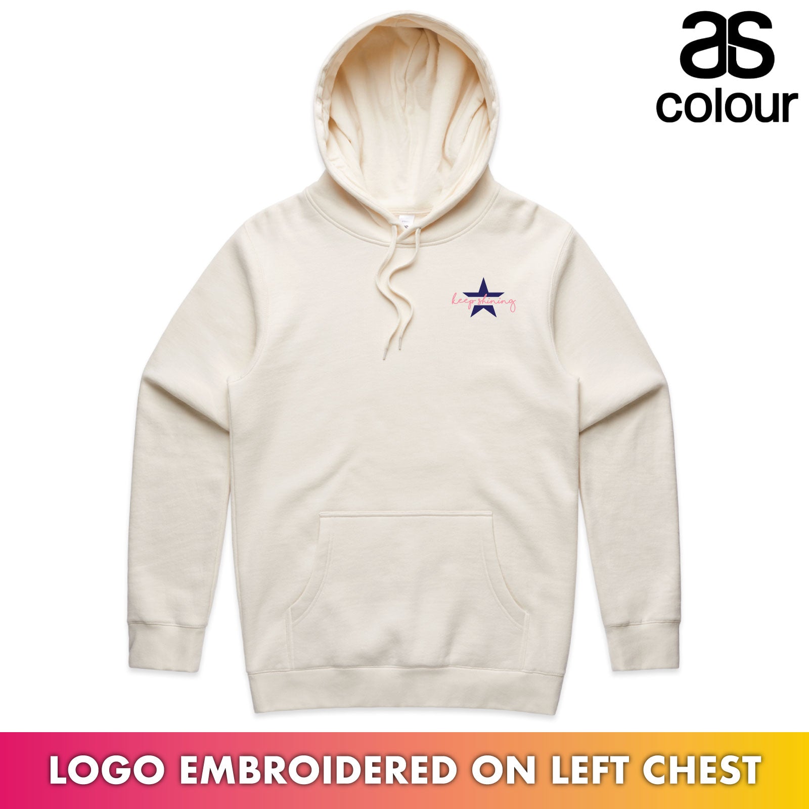 Sophia's Shining Light - Embroidered Adult Unisex AS Colour® Stencil Hooded Sweatshirt