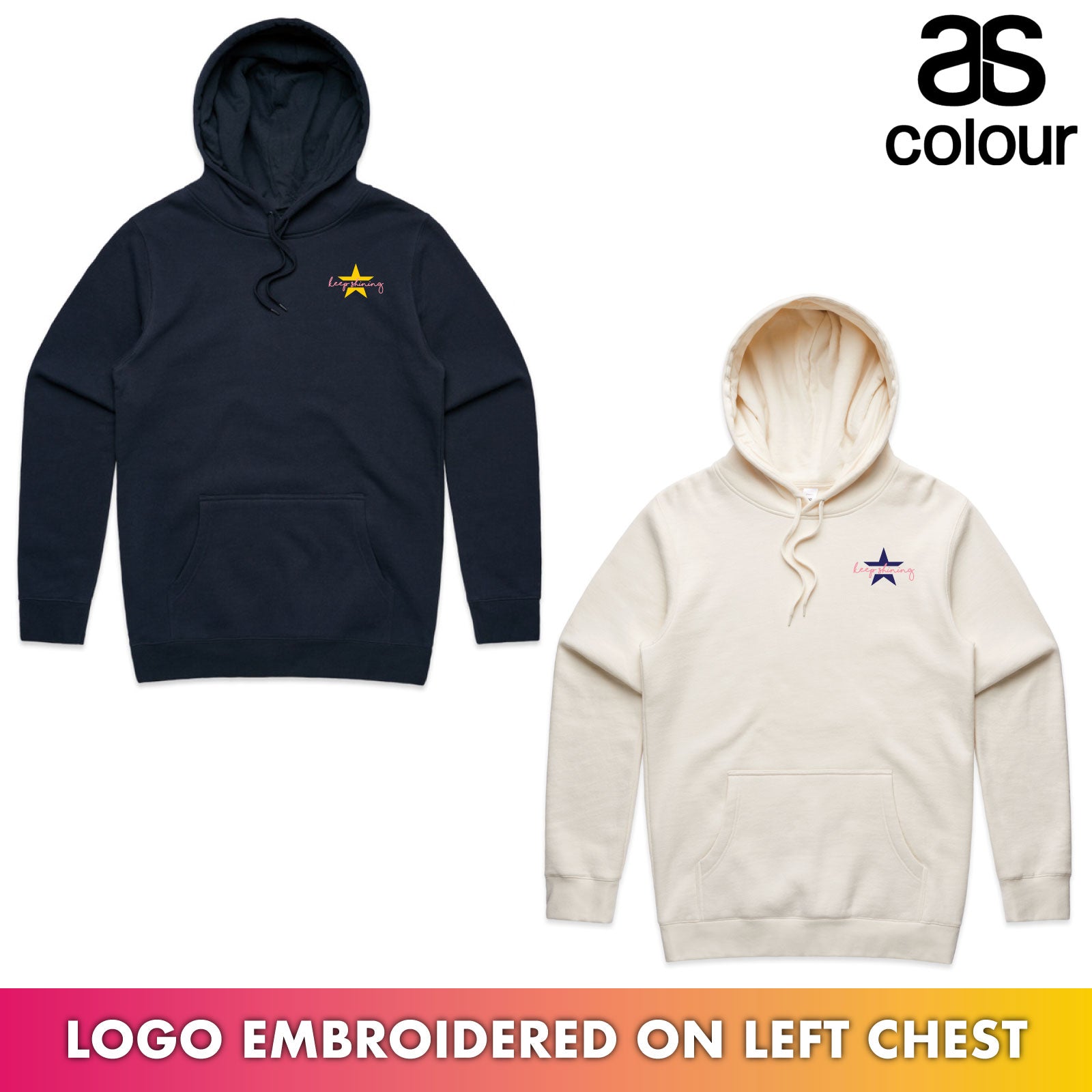 Sophia's Shining Light - Embroidered Adult Unisex AS Colour® Stencil Hooded Sweatshirt