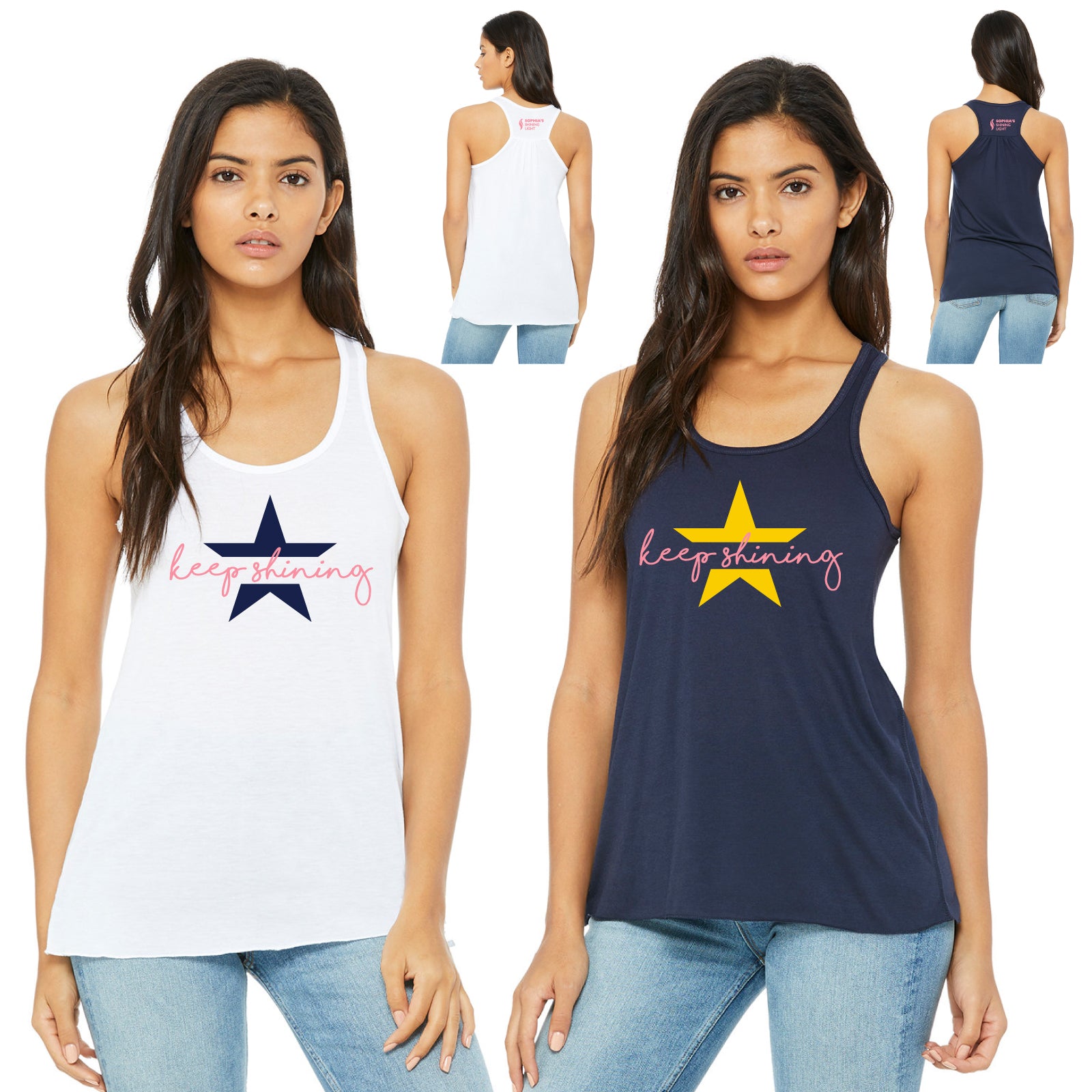 Sophia's Shining Light - Women's Racerback Tank Top