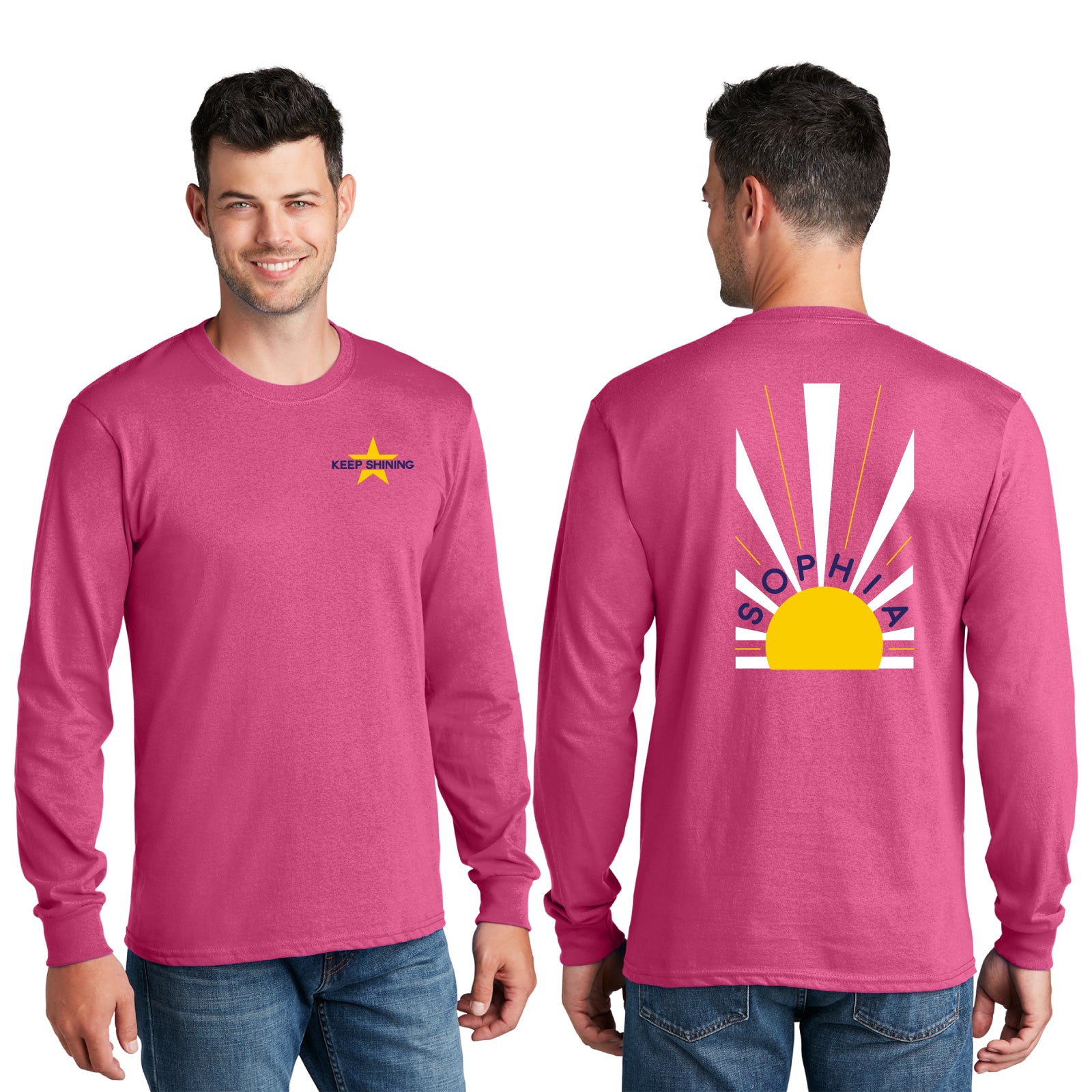 Sophia's Shining Light - 'Sunshine' Youth/Adult Unisex Cotton Long Sleeve Tee