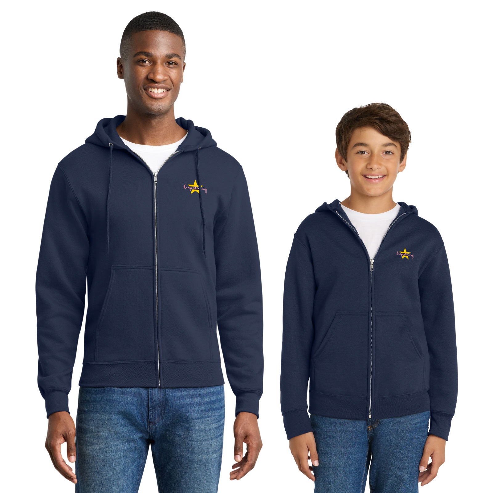 Sophia's Shining Light - Youth/Women's/Adult Unisex Full-Zip Hooded Sweatshirt