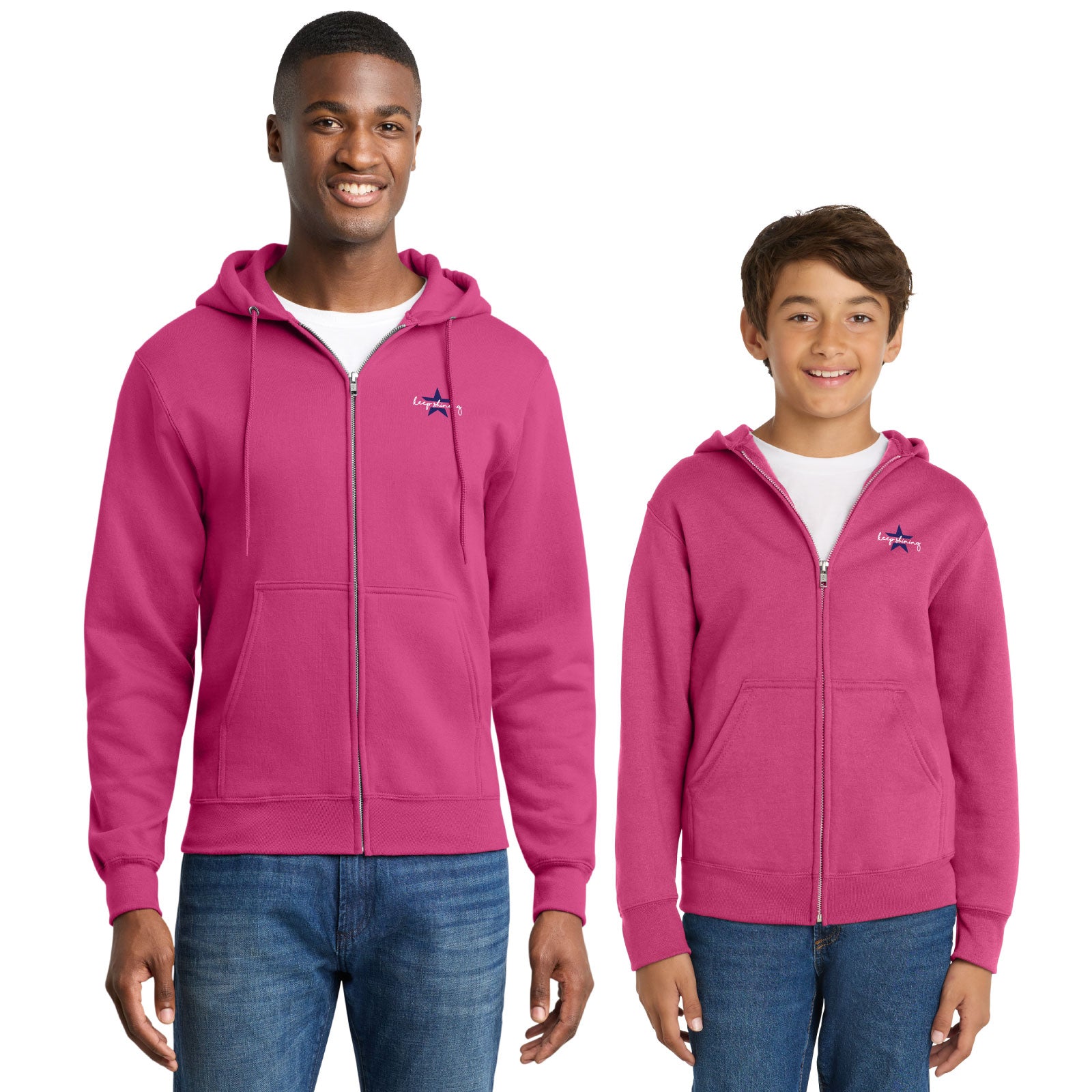 Sophia's Shining Light - Youth/Women's/Adult Unisex Full-Zip Hooded Sweatshirt