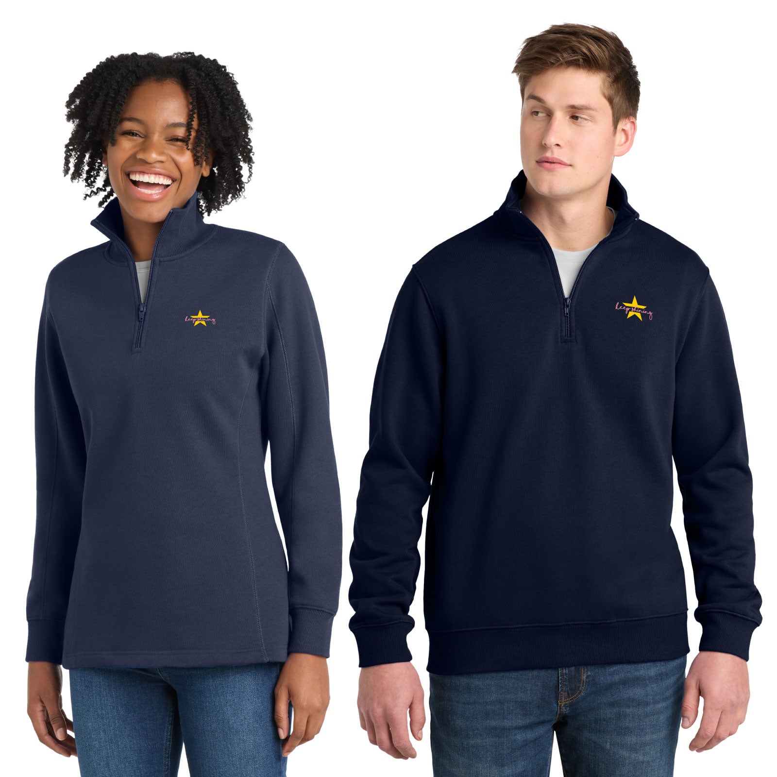 Sophia's Shining Light - Men's / Women's Quarter-Zip Sweatshirt