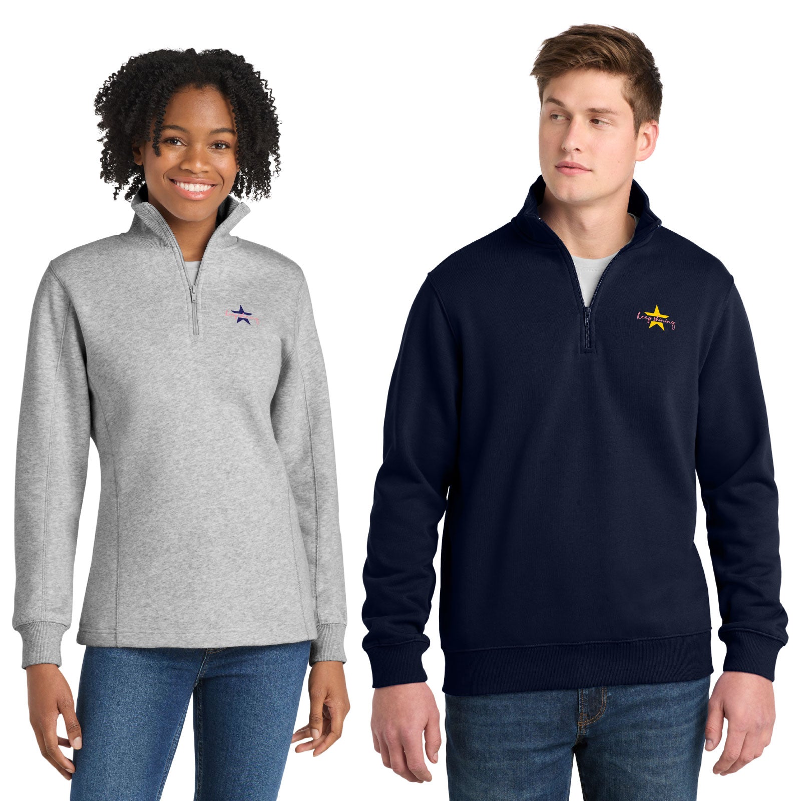 Sophia's Shining Light - Men's / Women's Quarter-Zip Sweatshirt