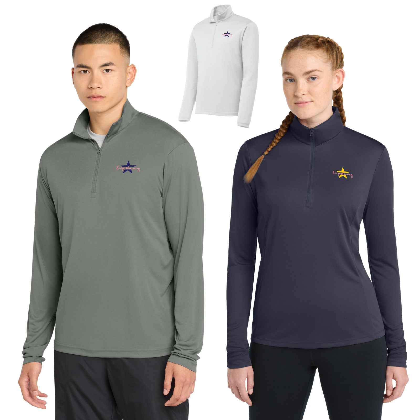 Sophia's Shining Light - Men's / Women's PosiCharge® Competitor™ Quarter-Zip Pullover