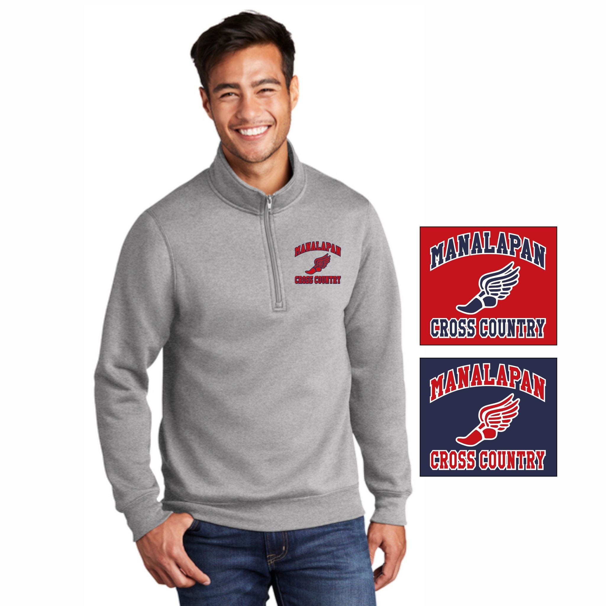 05. Manalapan XC - 1/4 Zip Sweatshirt