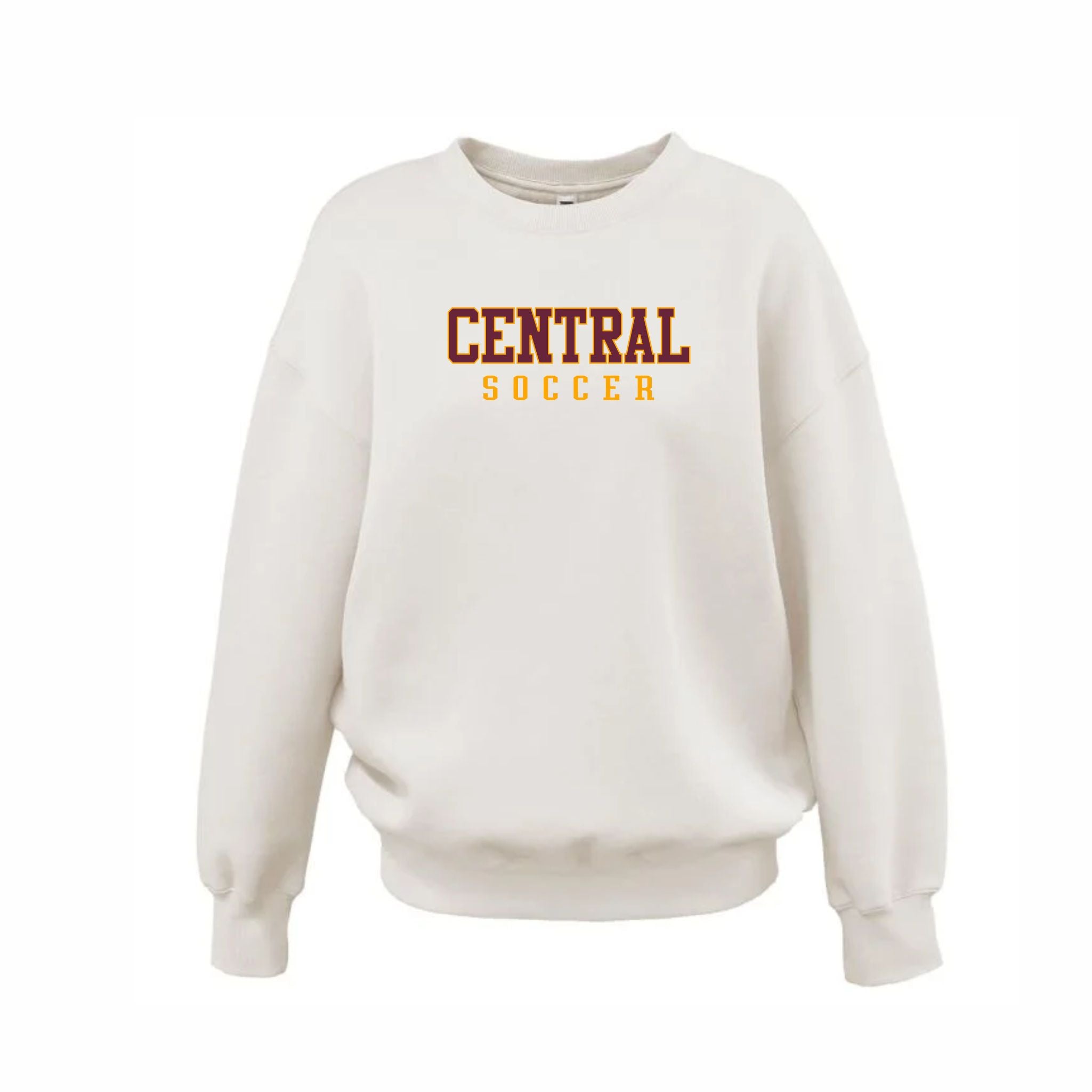 16. Central Girls Soccer - Women's Oversized Crewneck
