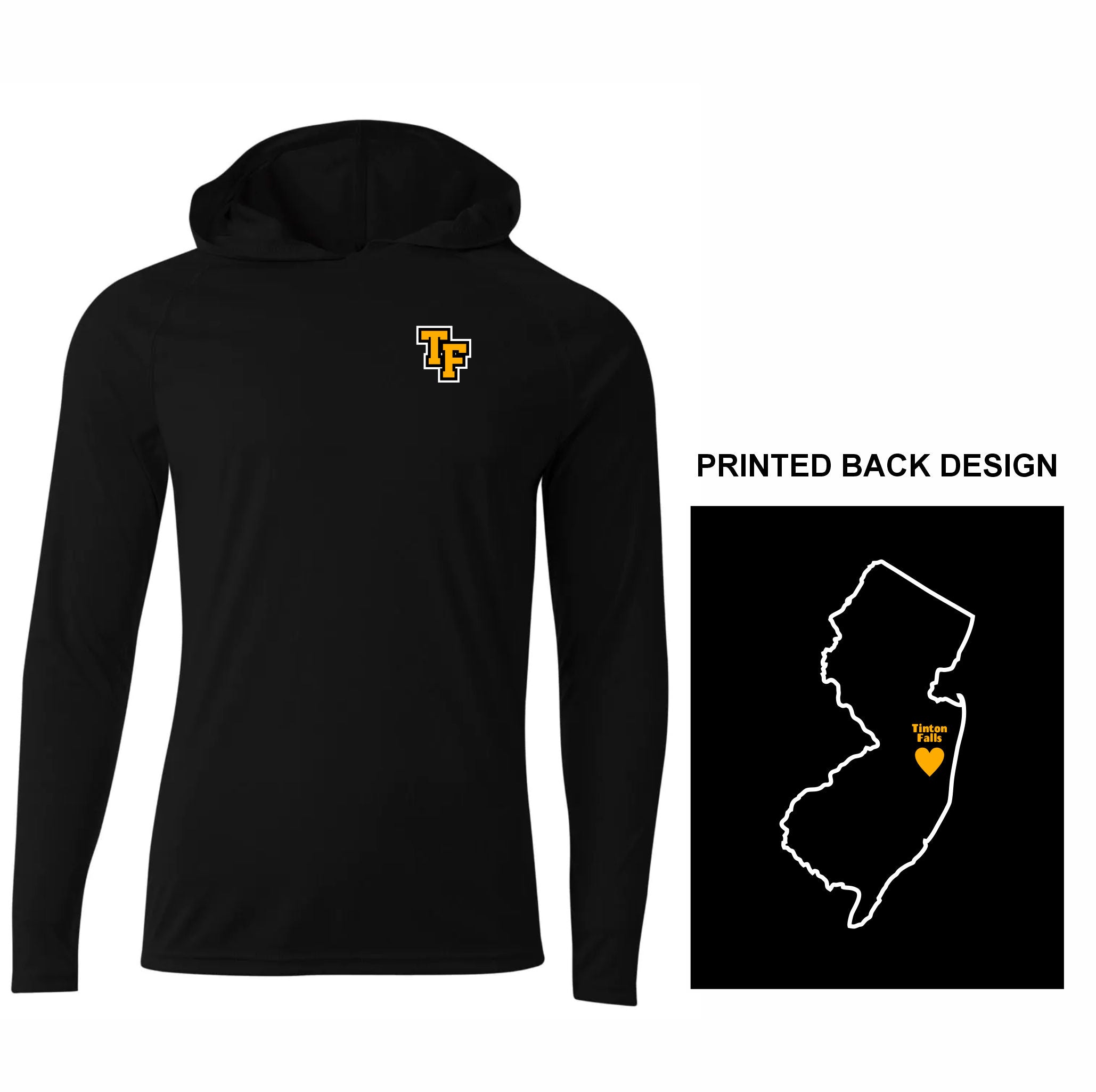 05. Tinton Falls Schools - NJ Design Long Sleeve Hoodie T
