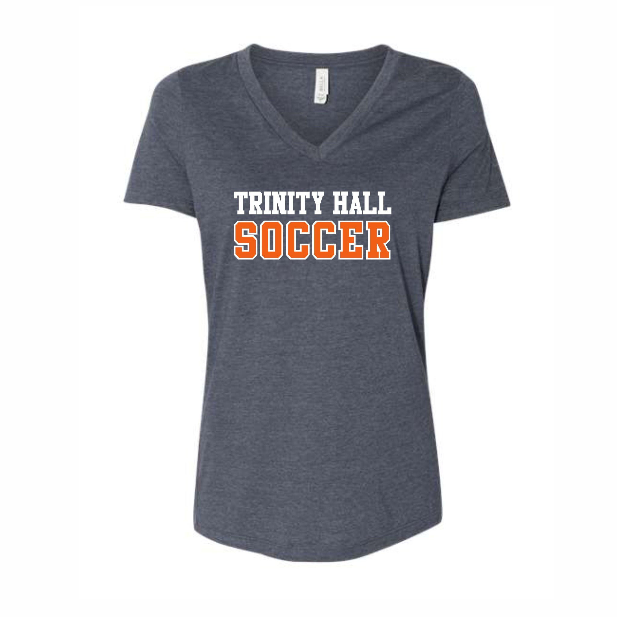 13. TH Soccer - Ladies V-Neck T-Shirt