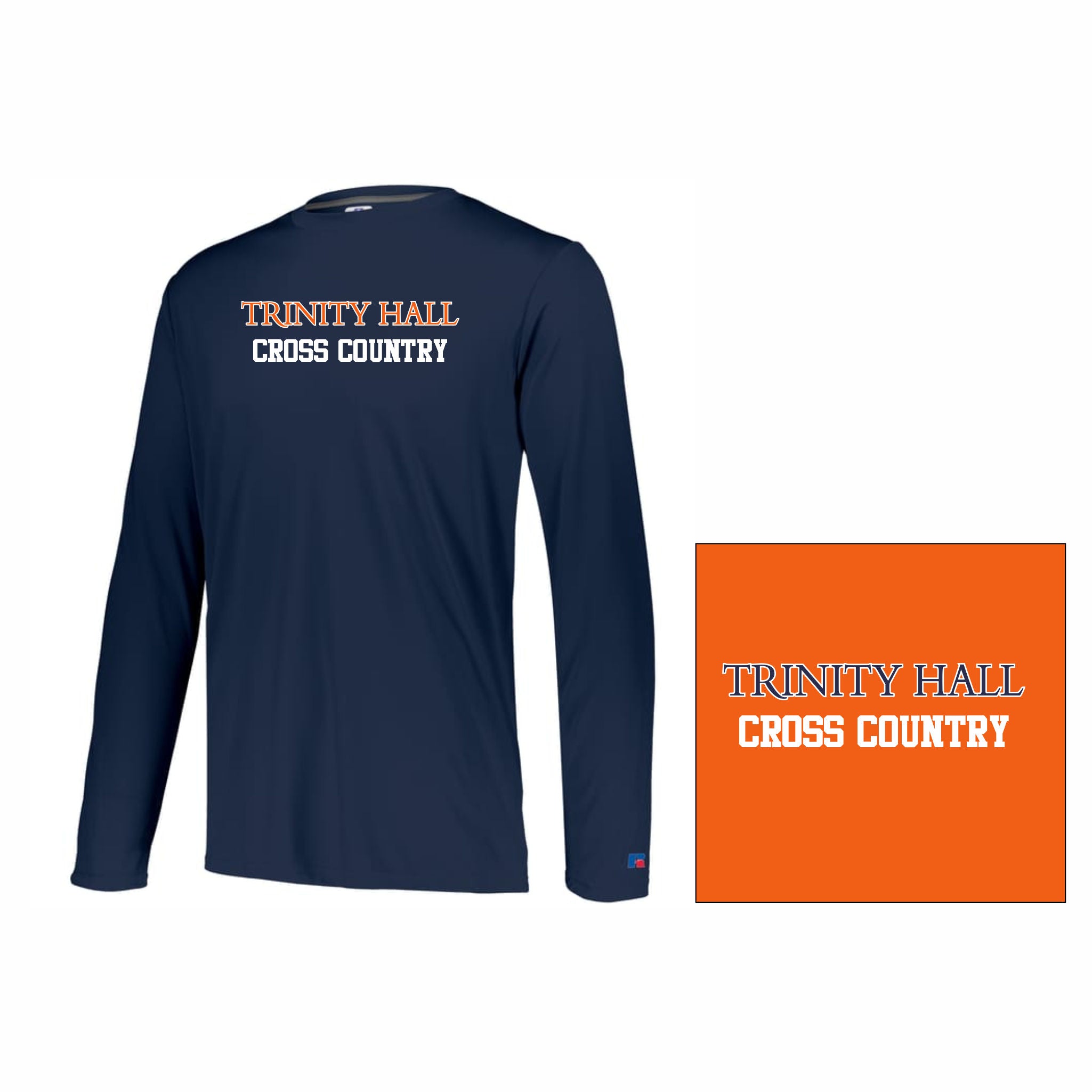 02. Trinity Hall XC - Russell Long Sleeve Performance T-Shirt
