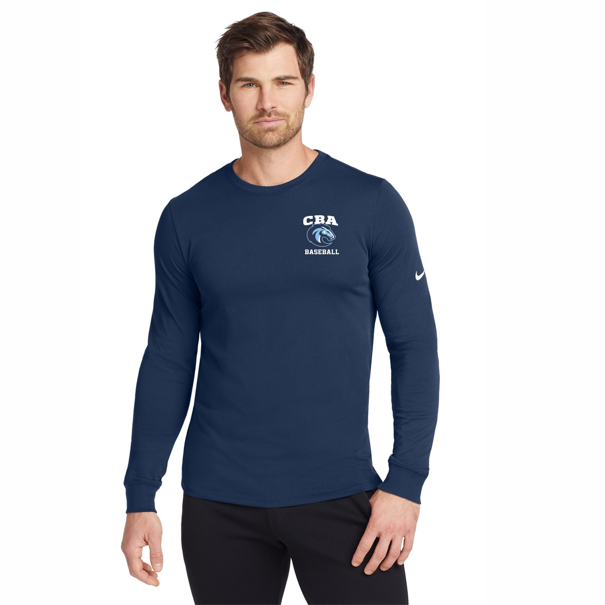 21. CBA Baseball Parents - Long Sleeve Nike T-Shirt #2