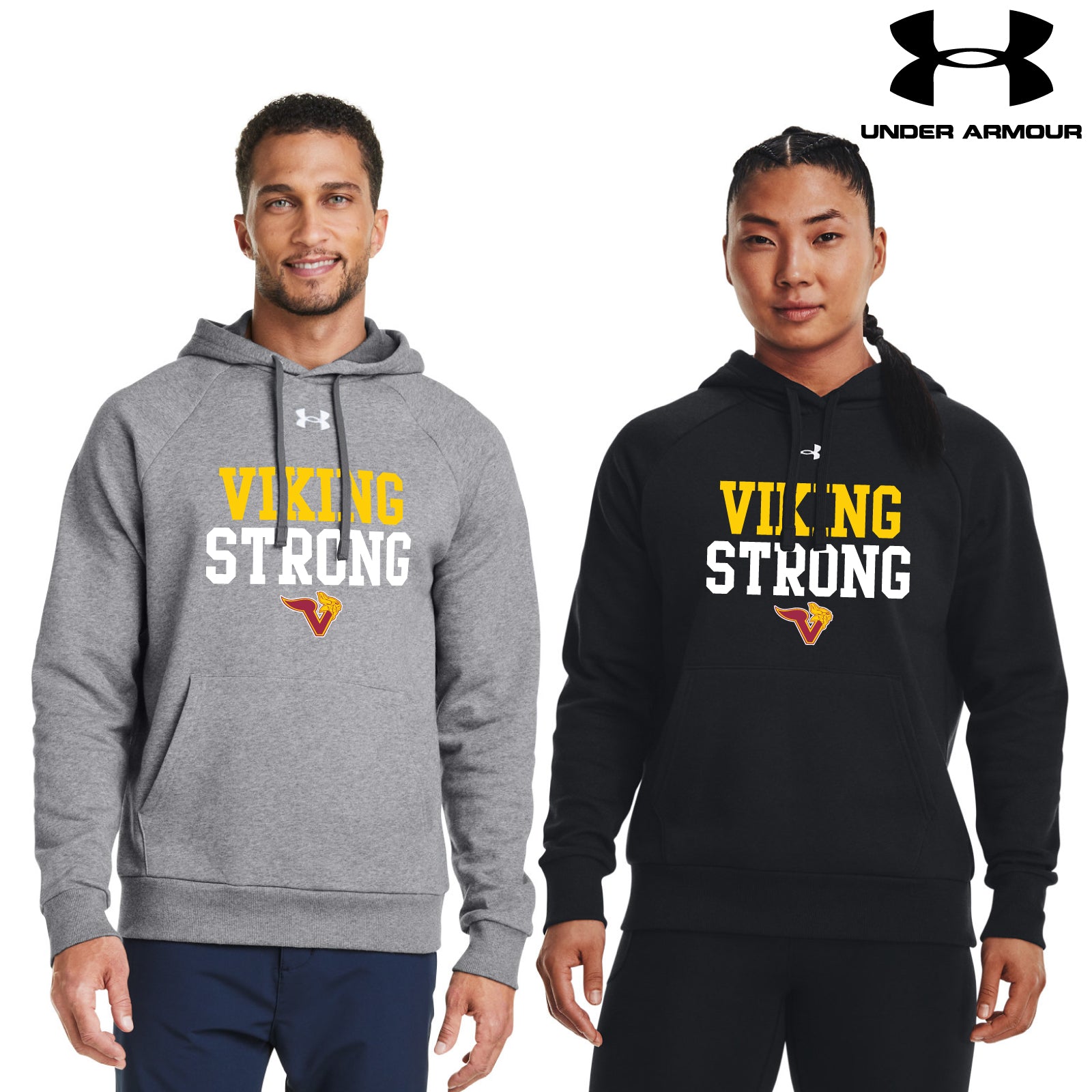 Voorhees H.S. Staff - Under Armour® Men's / Women's UA Rival Fleece Hooded Sweatshirt
